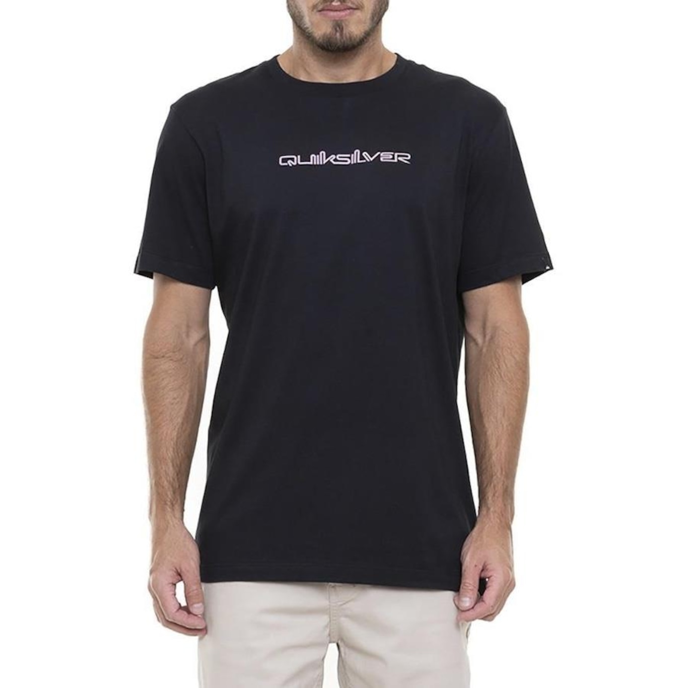 Camiseta Quiksilver Omni Font - Masculina - Foto 1