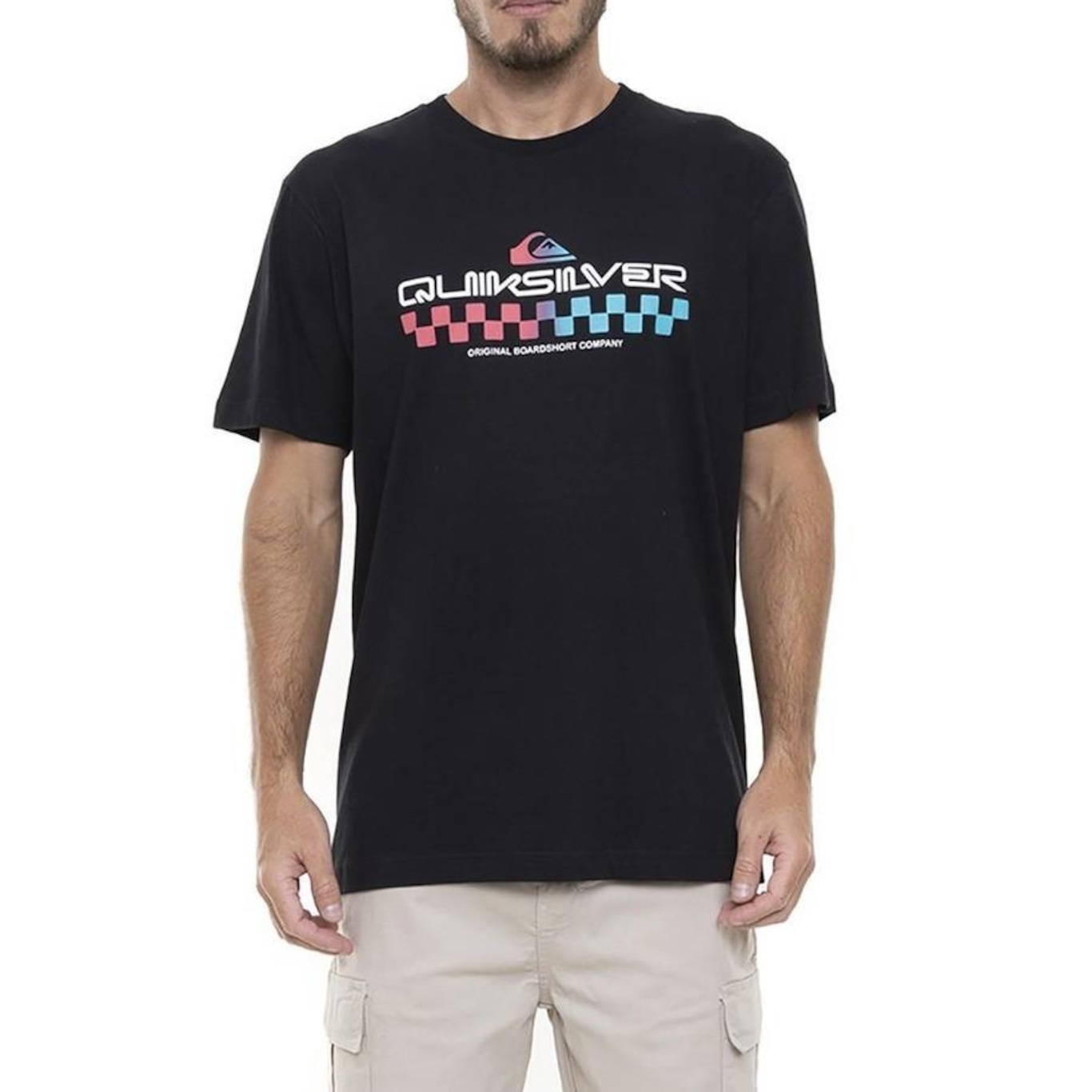 Camiseta Quiksilver Scripted Game - Masculina - Foto 1