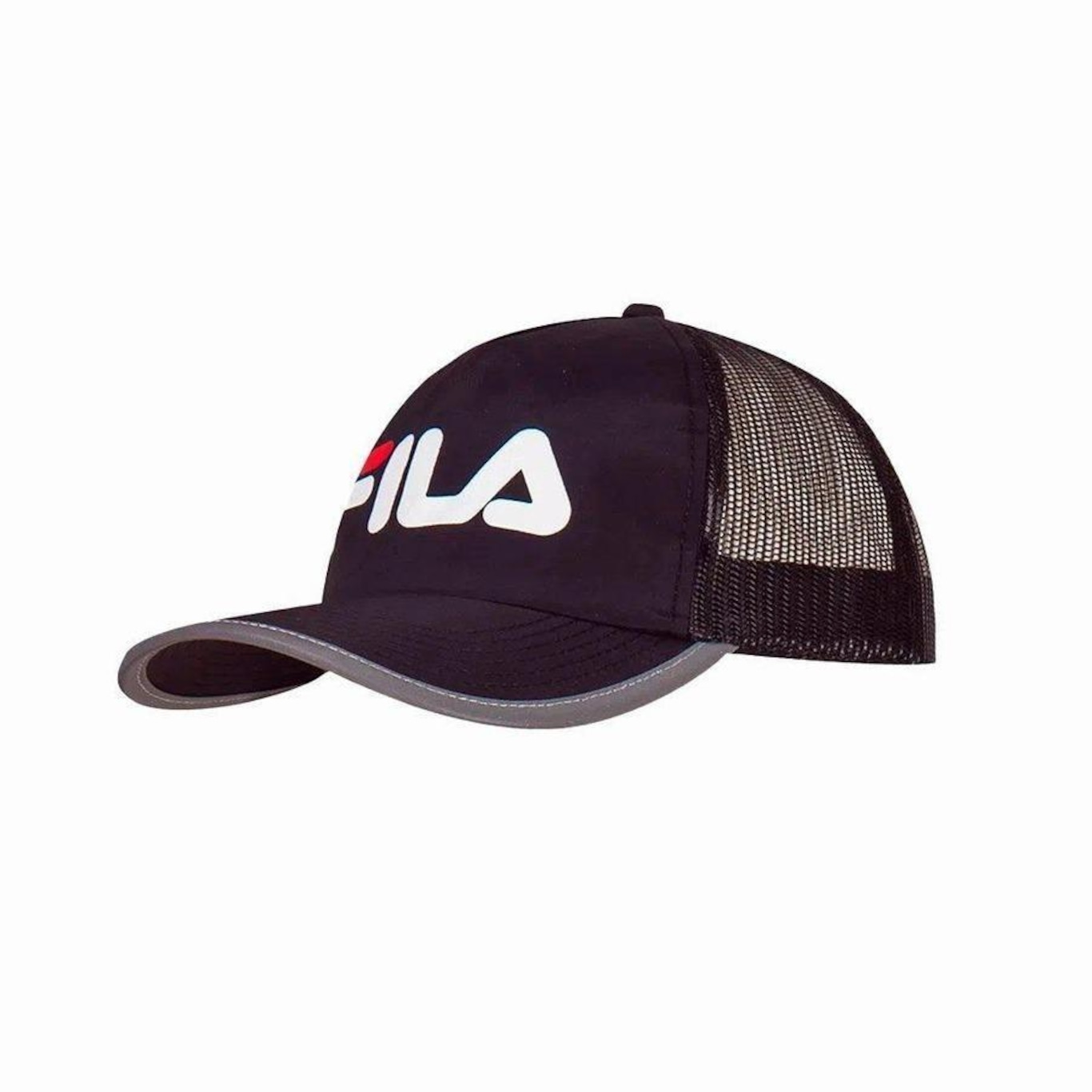 Boné Aba Curva Fila Trucker Performance - Strapback - Adulto - Foto 1