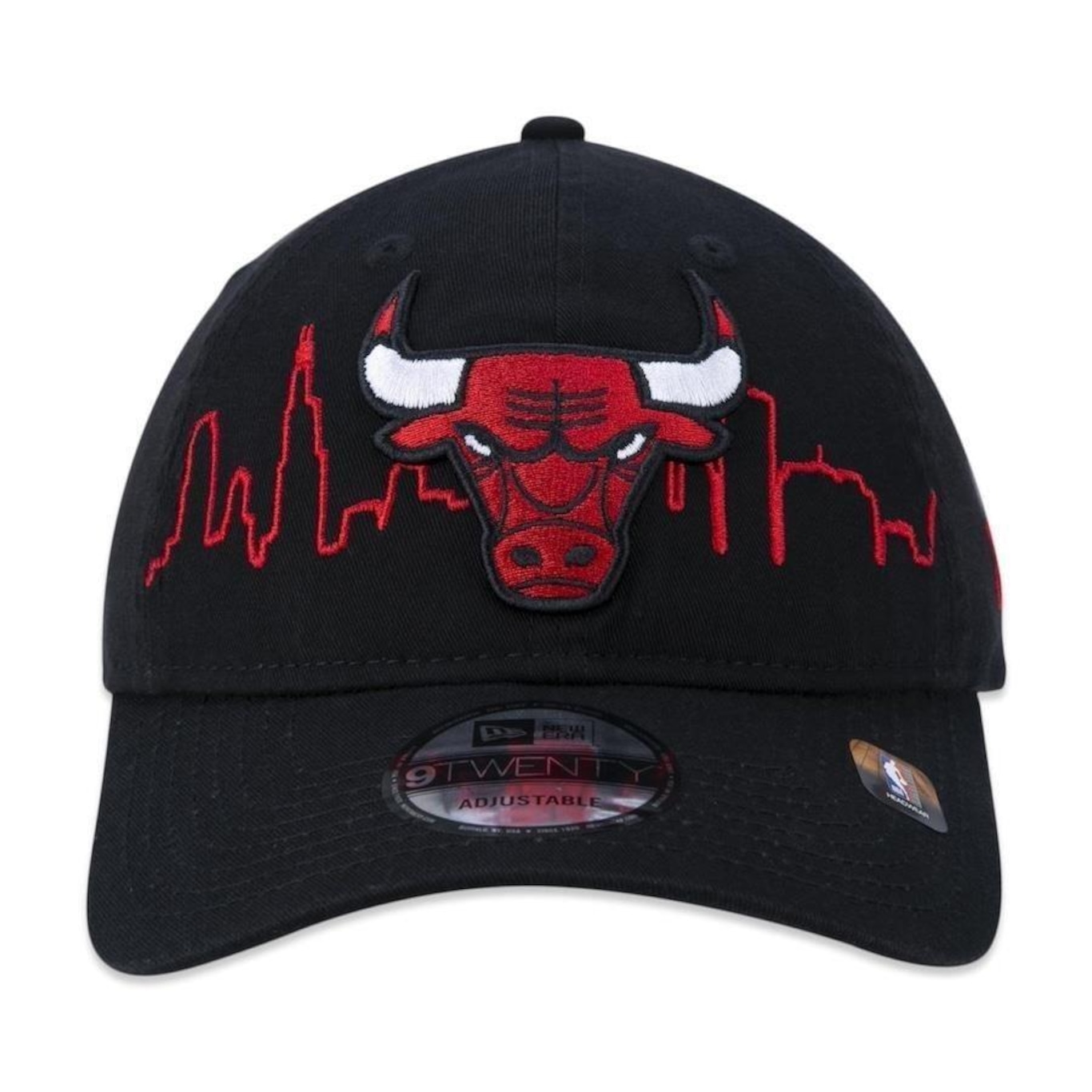 Boné Aba Curva New Era 9Twenty Chicago Bulls Tip-Off - Strapback - Adulto - Foto 2