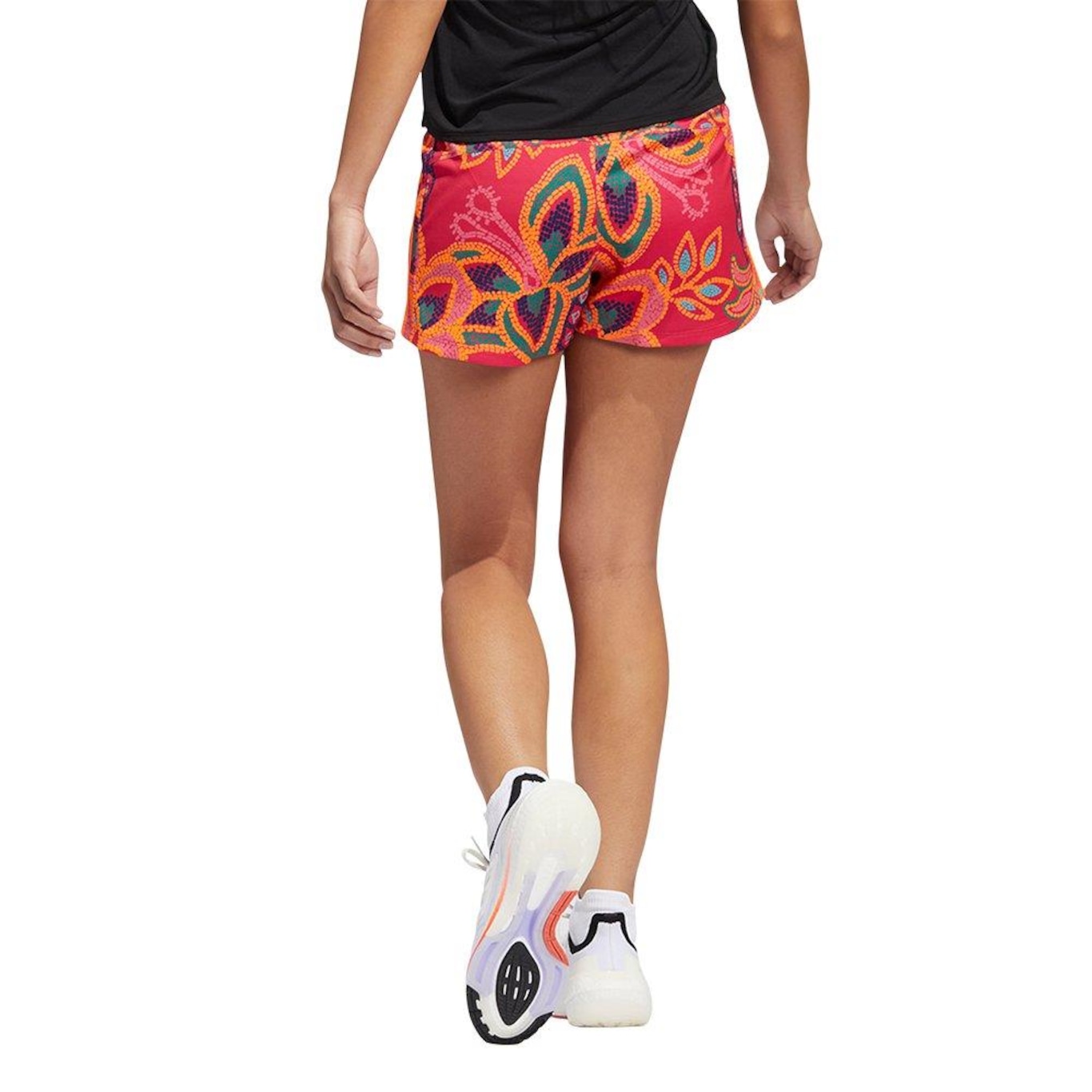 Short adidas Farm Rio Pacer 3-Stripes - Feminino - Foto 2