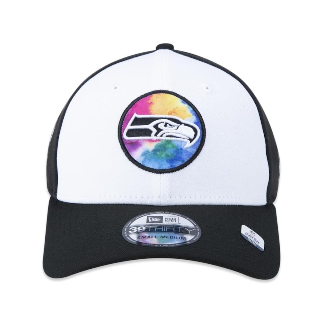 Boné Aba Curva New Era 39Thirty Seattle Seahawks Crucial Catch 2022 Stretch Fit - Fechado - Adulto - Foto 2