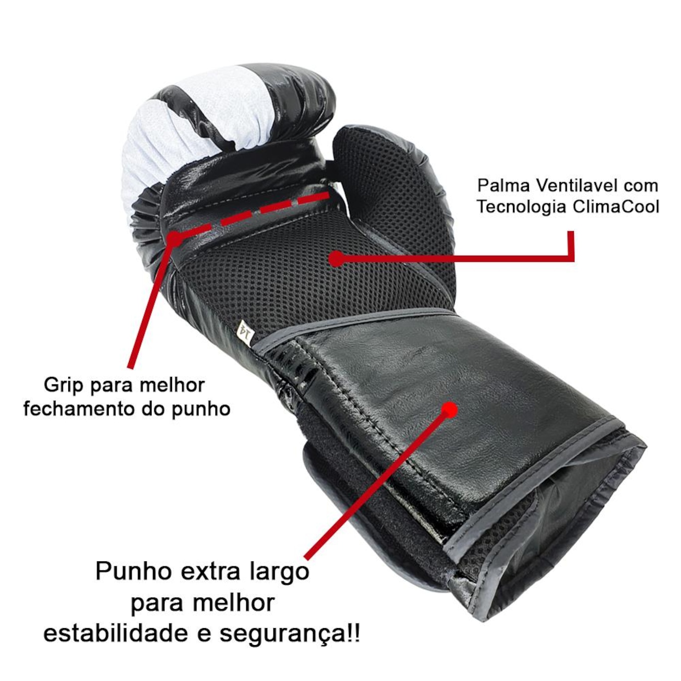 Luva de Boxe e Muay Thai CONFY Spank - Adulto - Foto 5