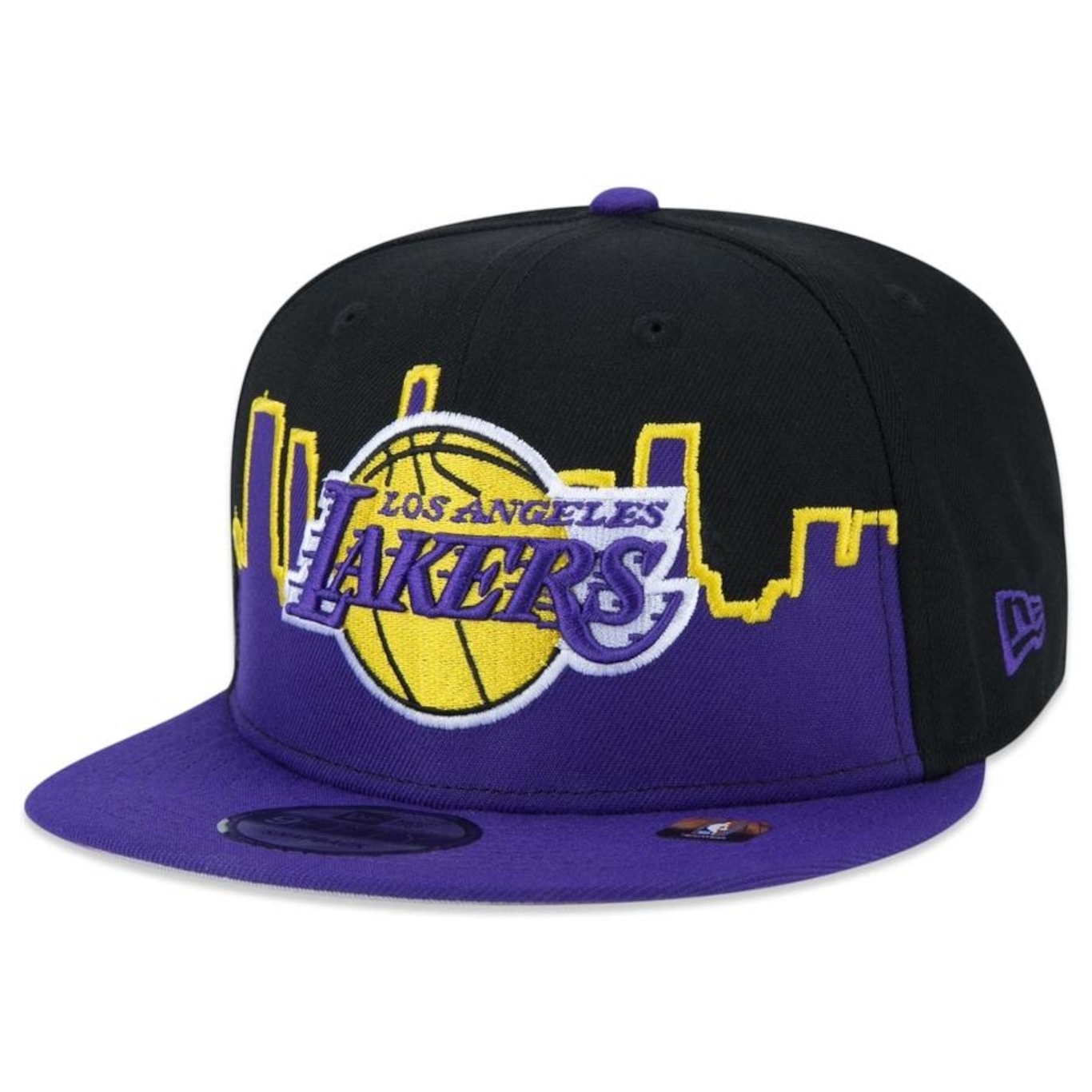 Boné Aba Reta New Era 9Fifty Los Angeles Lakers Tip-Off - Snapback - Adulto - Foto 3