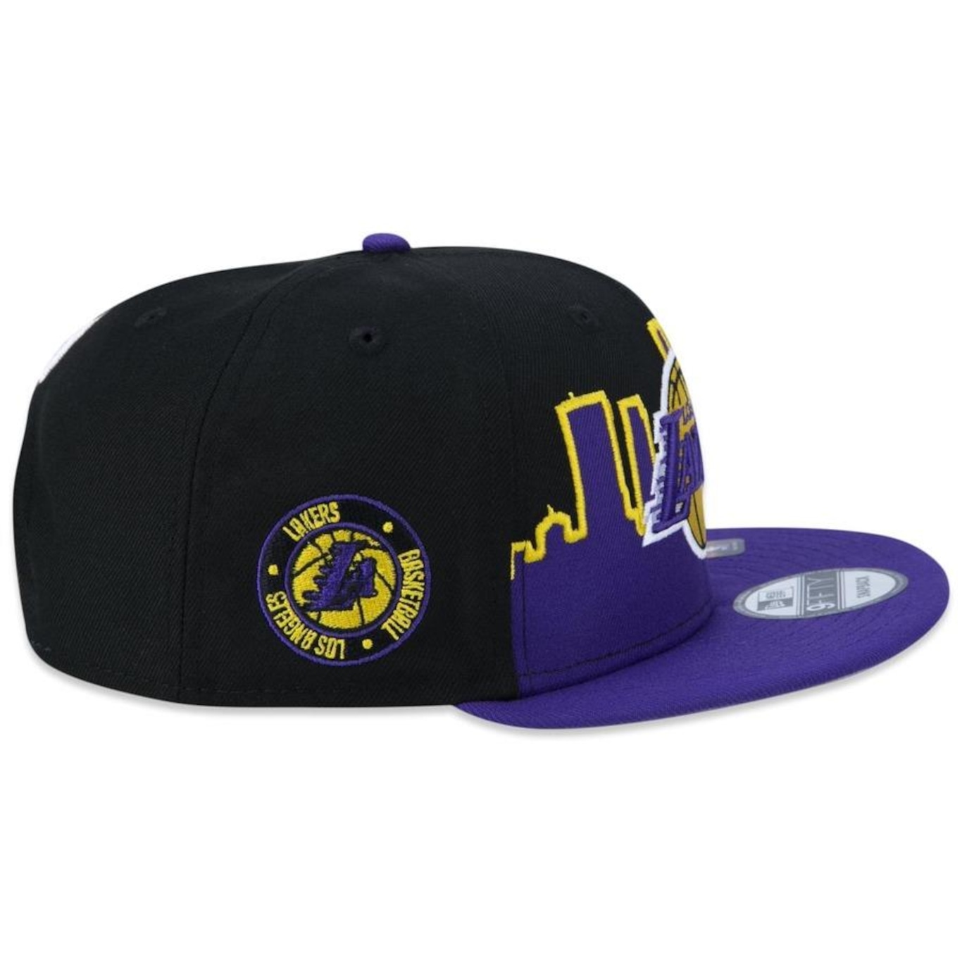 Boné Aba Reta New Era 9Fifty Los Angeles Lakers Tip-Off - Snapback - Adulto - Foto 6