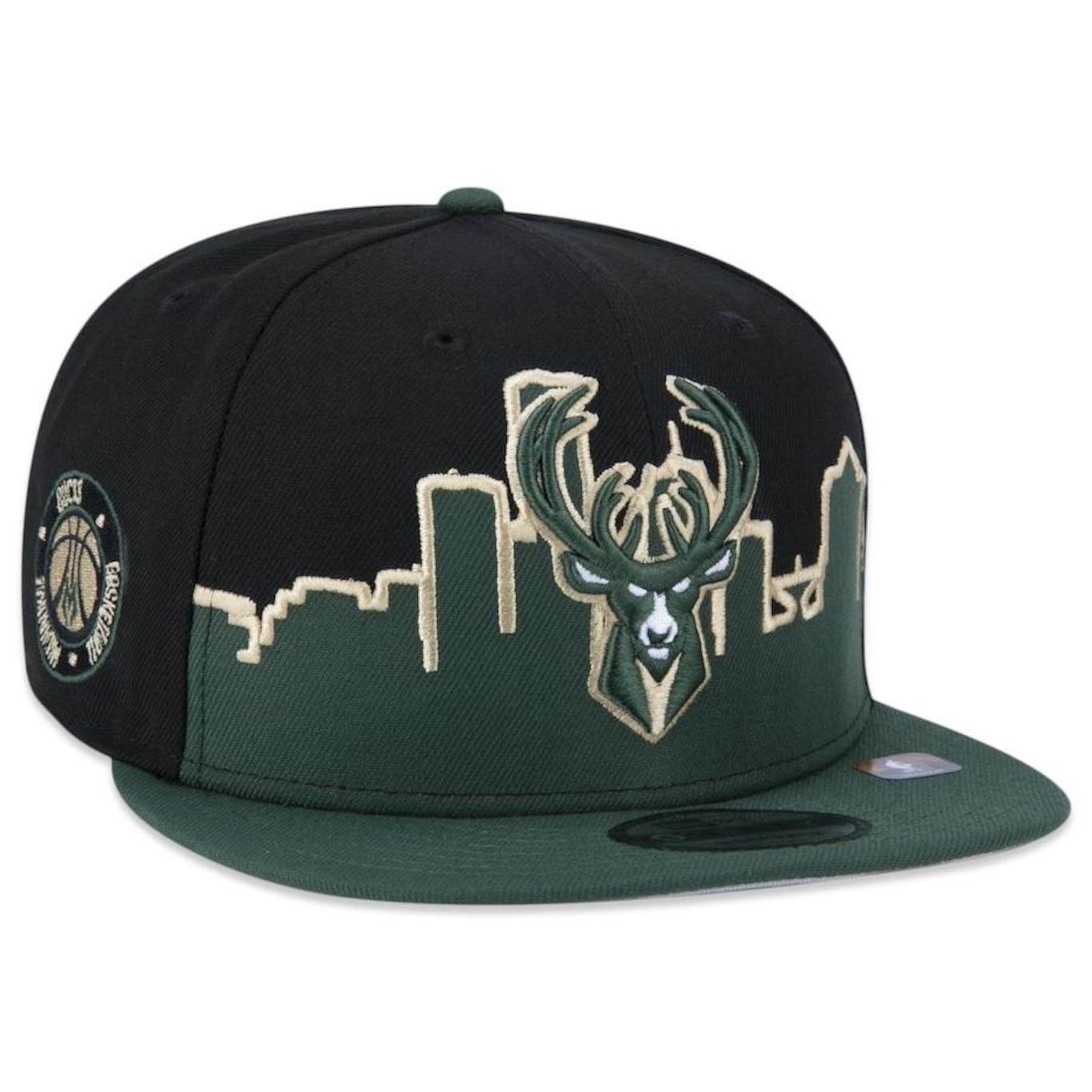 Boné Aba Reta New Era 9Fifty Milwaukee Bucks Tip-Off - Snapback - Adulto - Foto 1