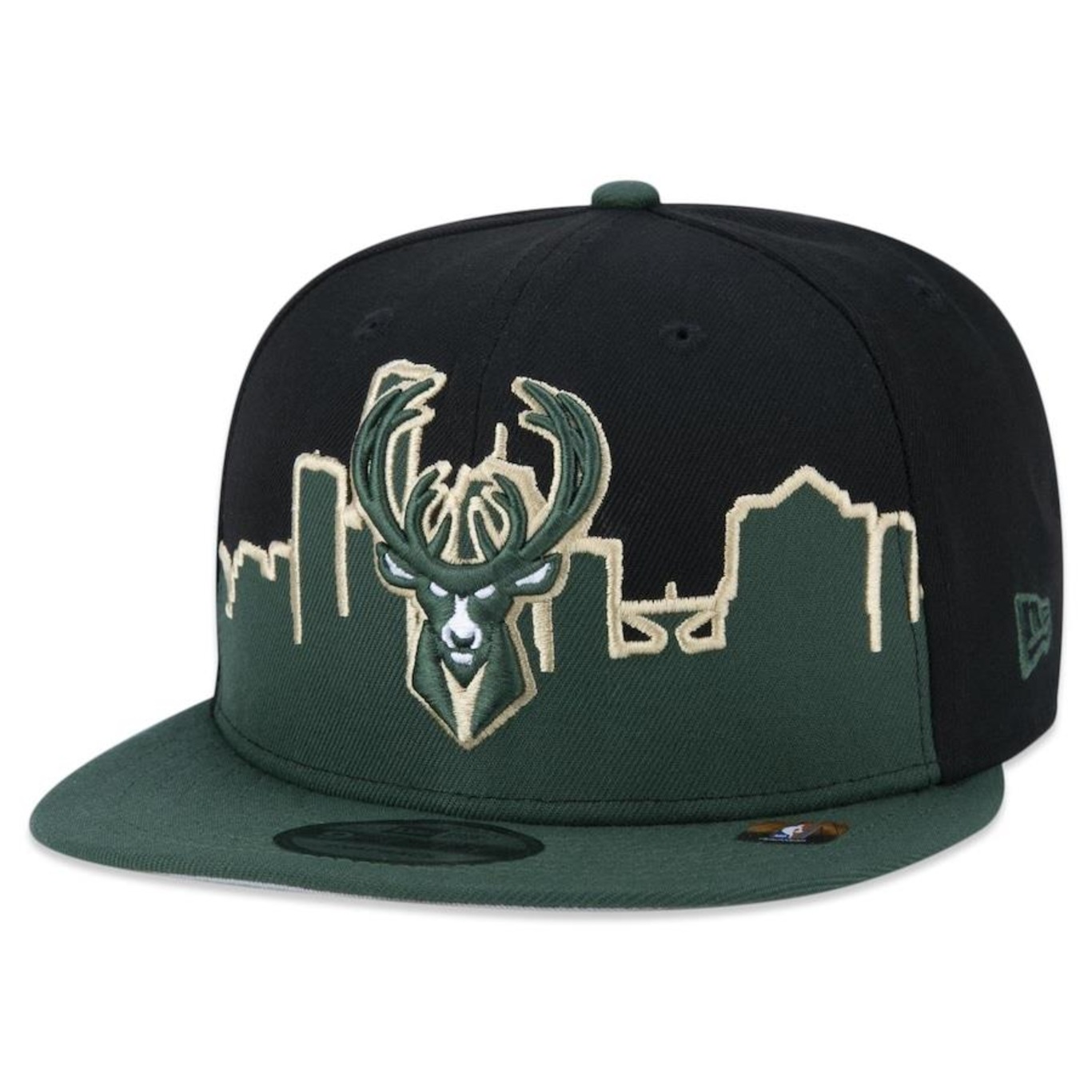 Boné Aba Reta New Era 9Fifty Milwaukee Bucks Tip-Off - Snapback - Adulto - Foto 3