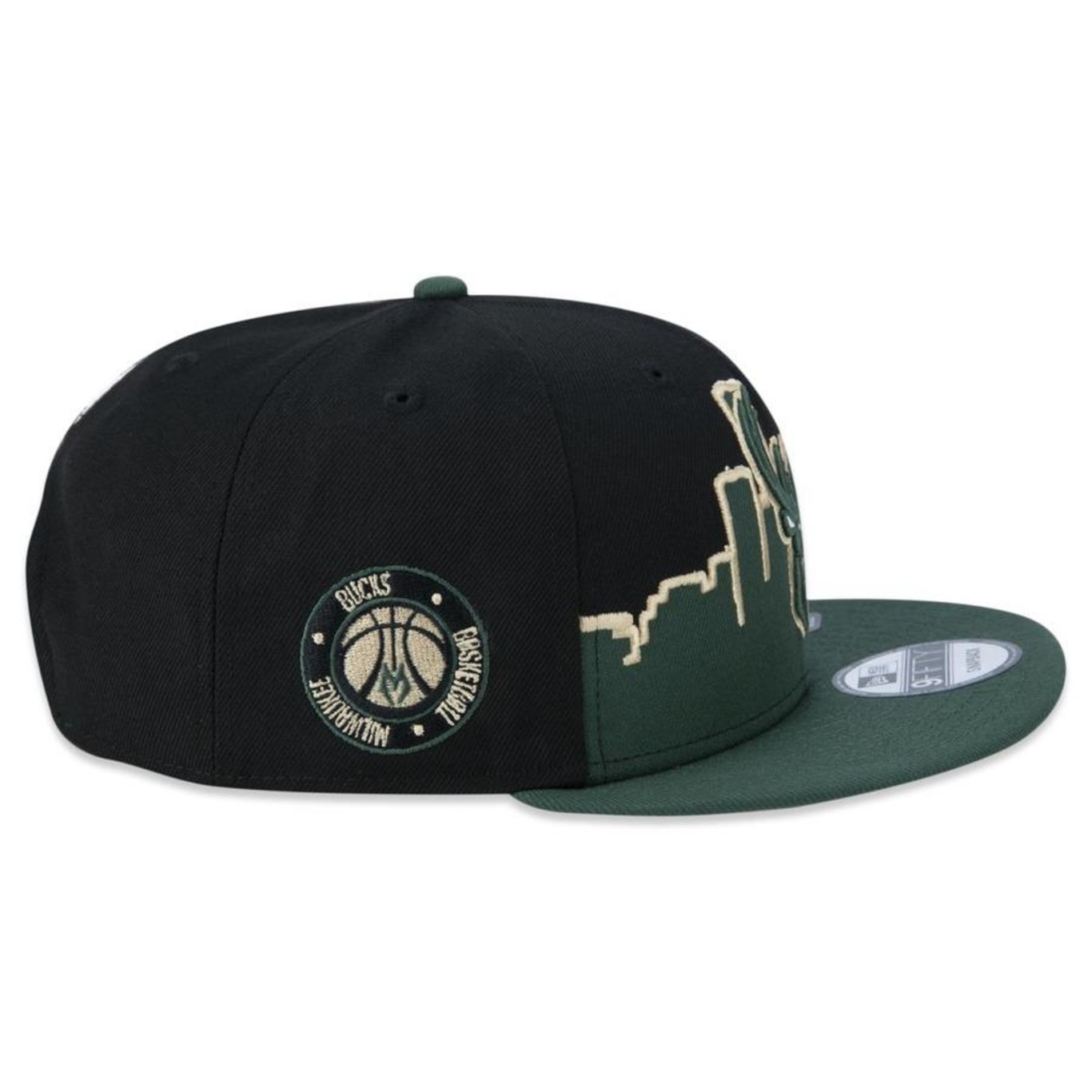 Boné Aba Reta New Era 9Fifty Milwaukee Bucks Tip-Off - Snapback - Adulto - Foto 6