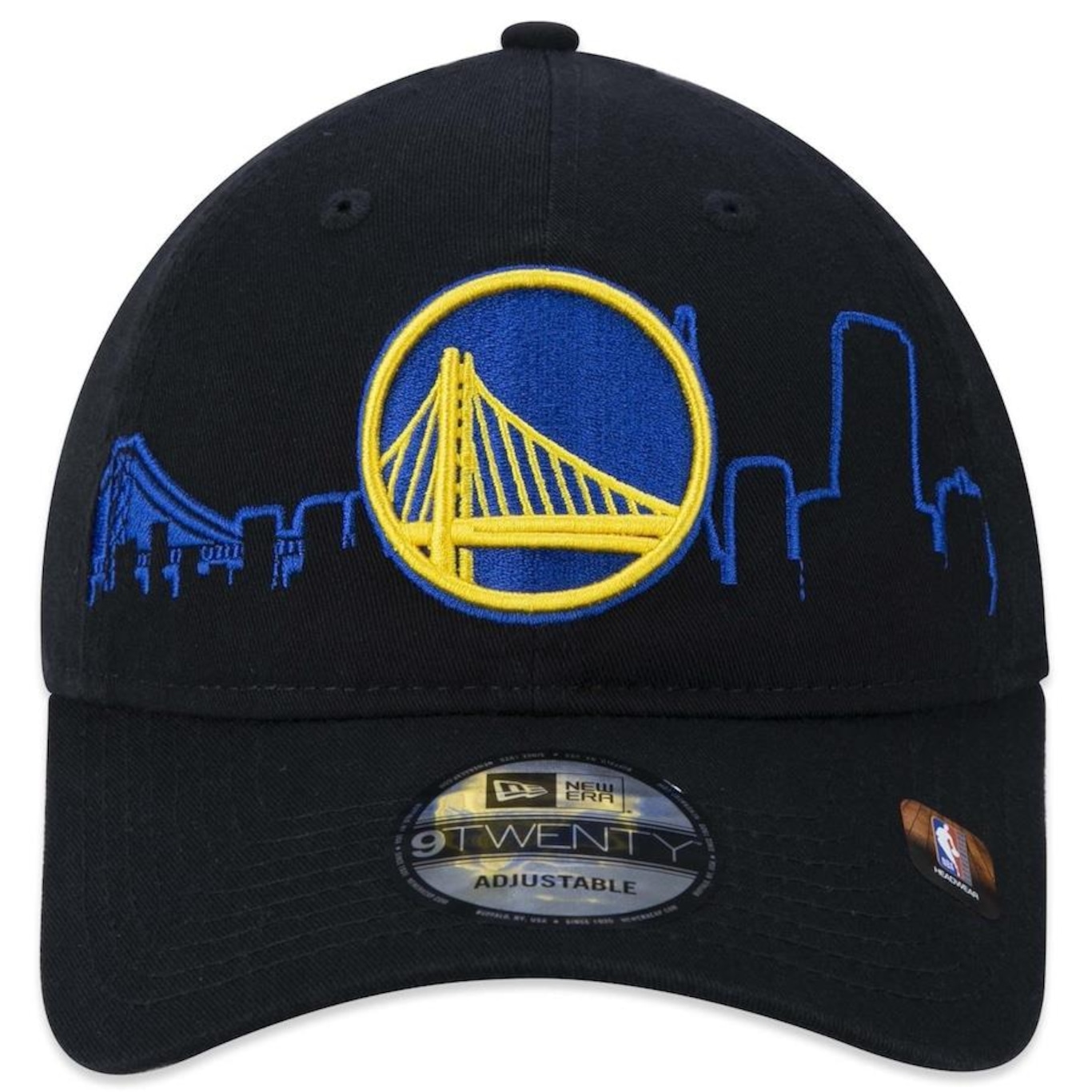 Boné Aba Curva New Era 9Twenty Golden State Warriors Tip-Off - Strapback - Adulto - Foto 2