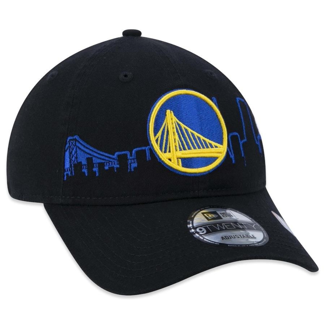 Boné Aba Curva New Era 9Twenty Golden State Warriors Tip-Off - Strapback - Adulto - Foto 3