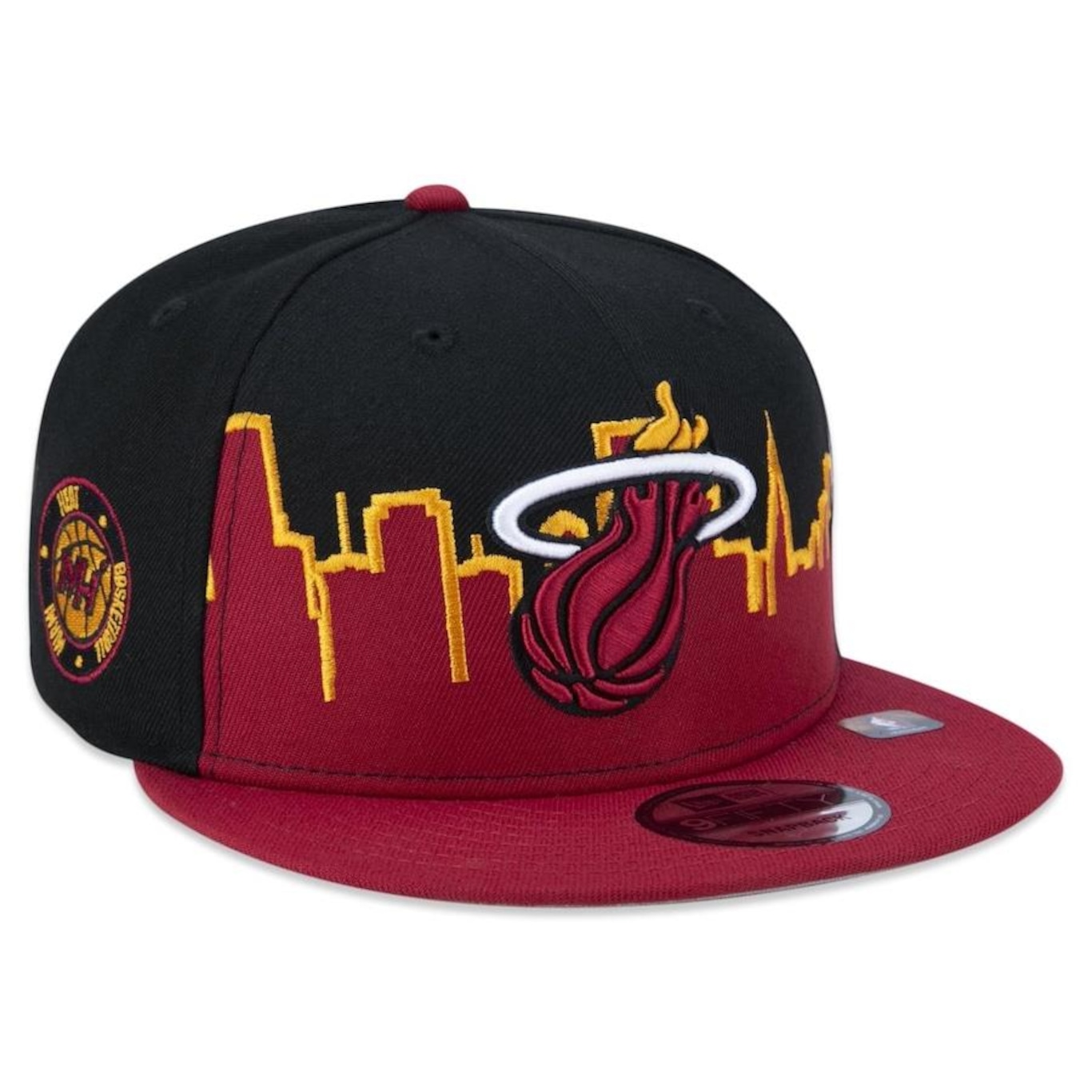 Boné Aba Reta New Era 9Fifty Miami Heat Tip-Off - Snapback - Adulto - Foto 1