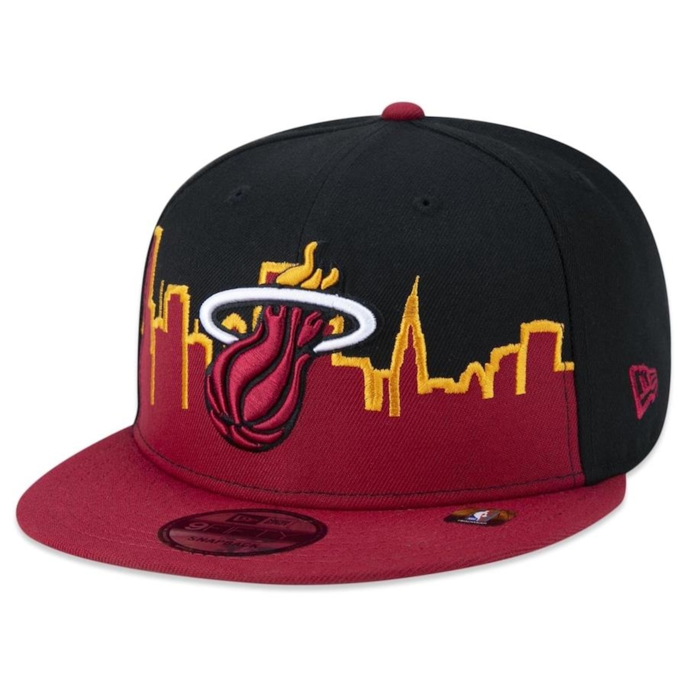 Boné Aba Reta New Era 9Fifty Miami Heat Tip-Off - Snapback - Adulto - Foto 3