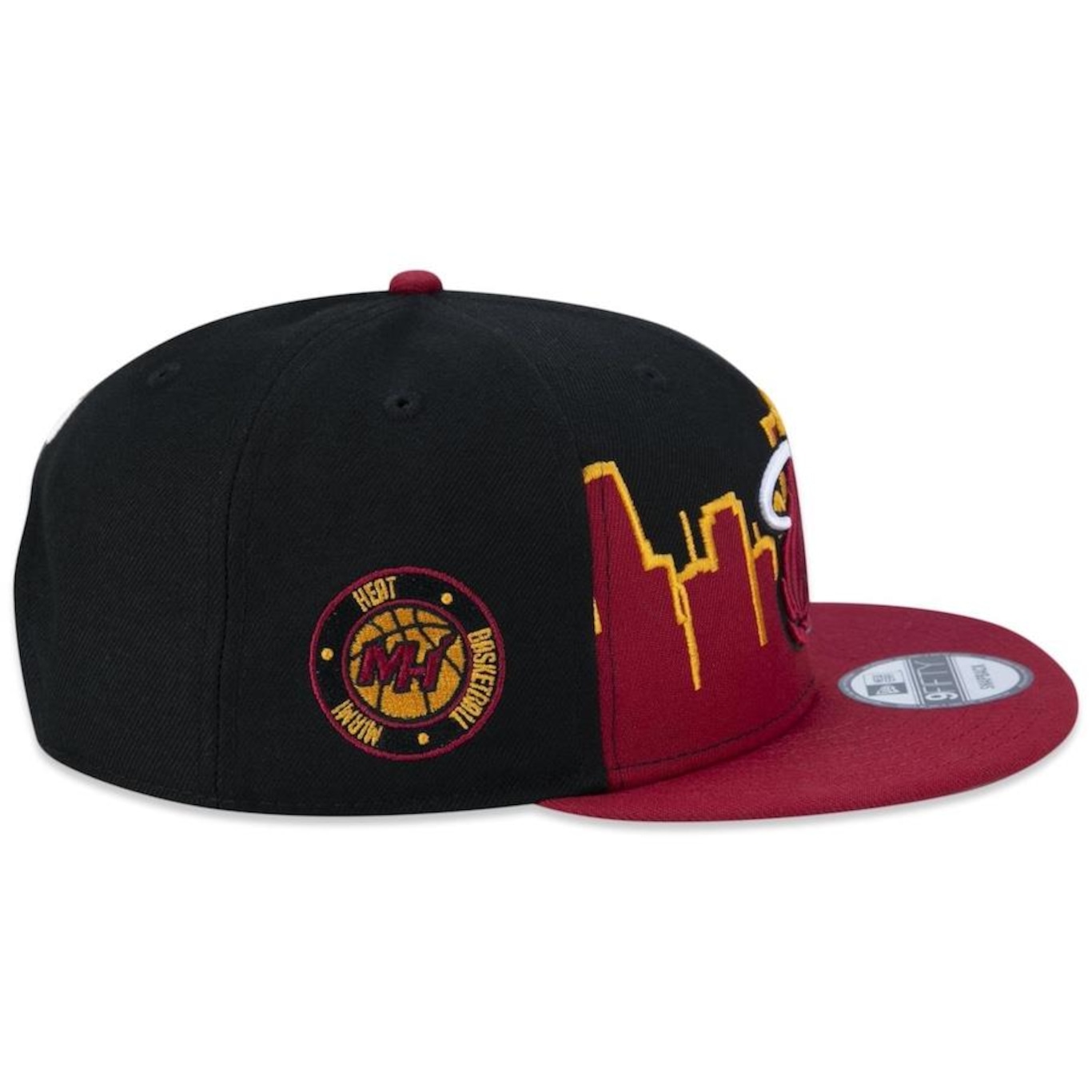 Boné Aba Reta New Era 9Fifty Miami Heat Tip-Off - Snapback - Adulto - Foto 6