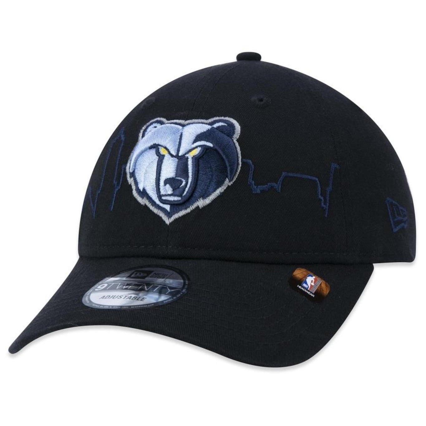 Boné Aba Curva New Era 9Twenty Memphis Grizzlies Tip-Off - Strapback - Adulto - Foto 1