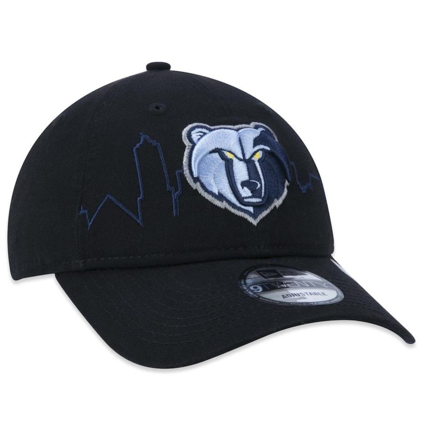 Boné Aba Curva New Era 9Twenty Memphis Grizzlies Tip-Off - Strapback - Adulto - Foto 3