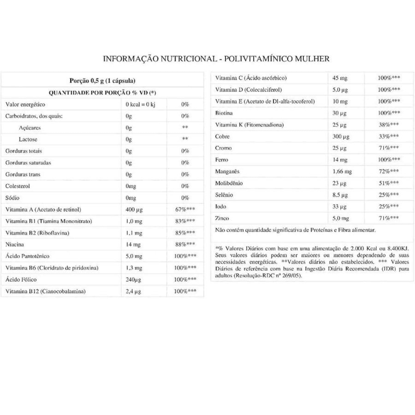 Polivitamínico Mulher Catarinense Pharma - 60 cps - Foto 2