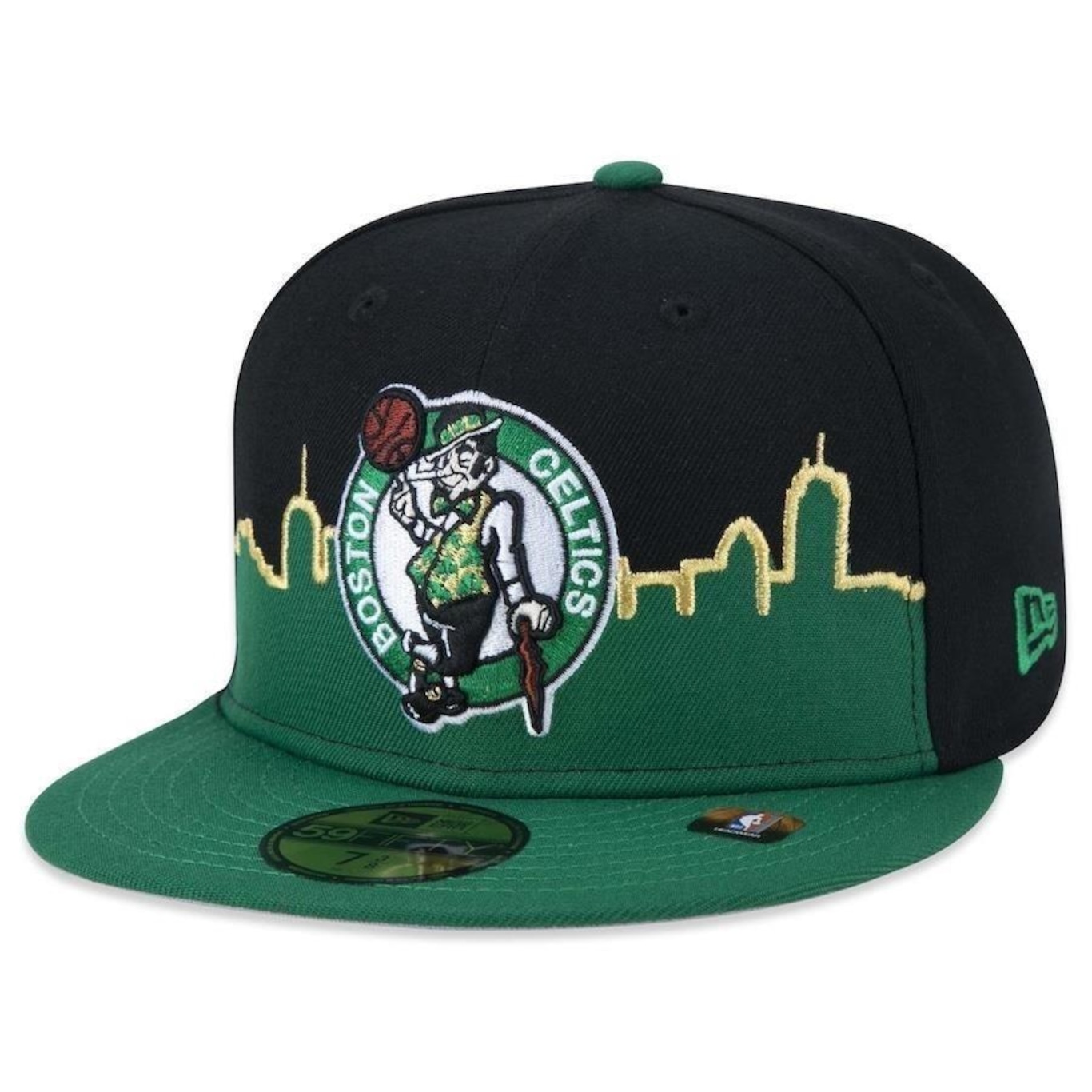 Boné Aba Reta New Era 59Fifty Boston Celtics Tip-Off - Fechado - Adulto - Foto 3