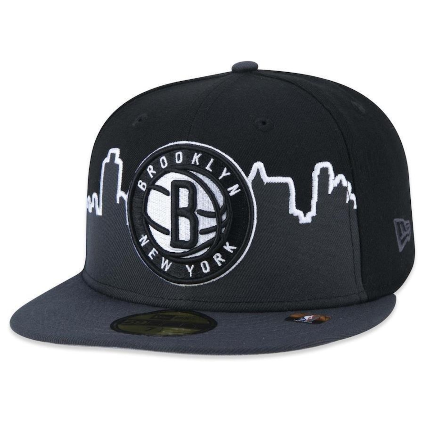 Boné Aba Reta New Era 59Fifty Brooklyn Nets Tip-Off - Fechado - Adulto - Foto 3