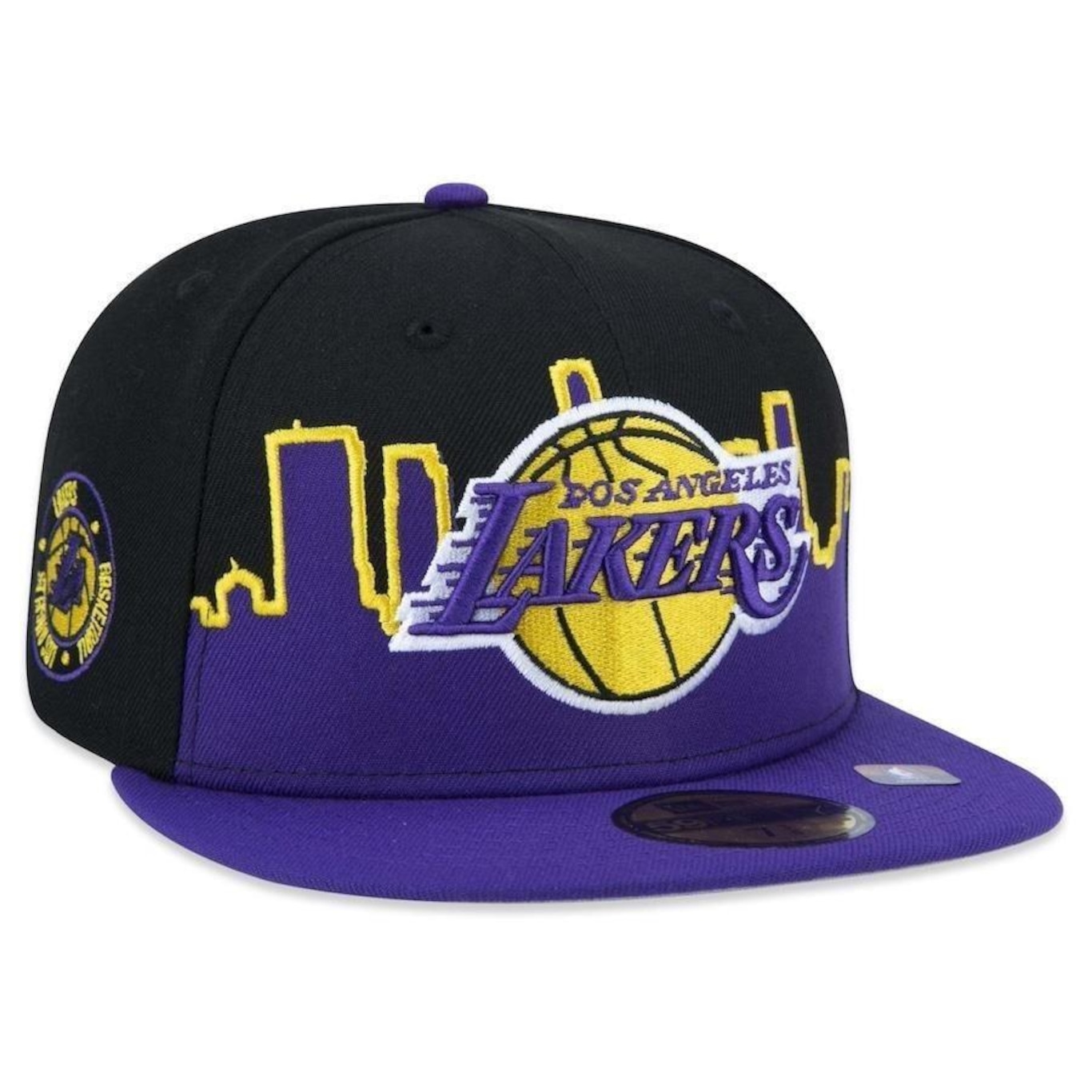 Boné Aba Reta New Era 59Fifty Los Angeles Lakers Tip-Off - Fechado - Adulto - Foto 1