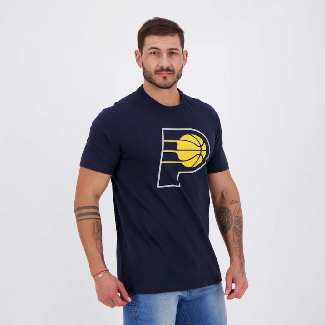 Camiseta New Era NBA Indiana Pacers - Masculina - Foto 2