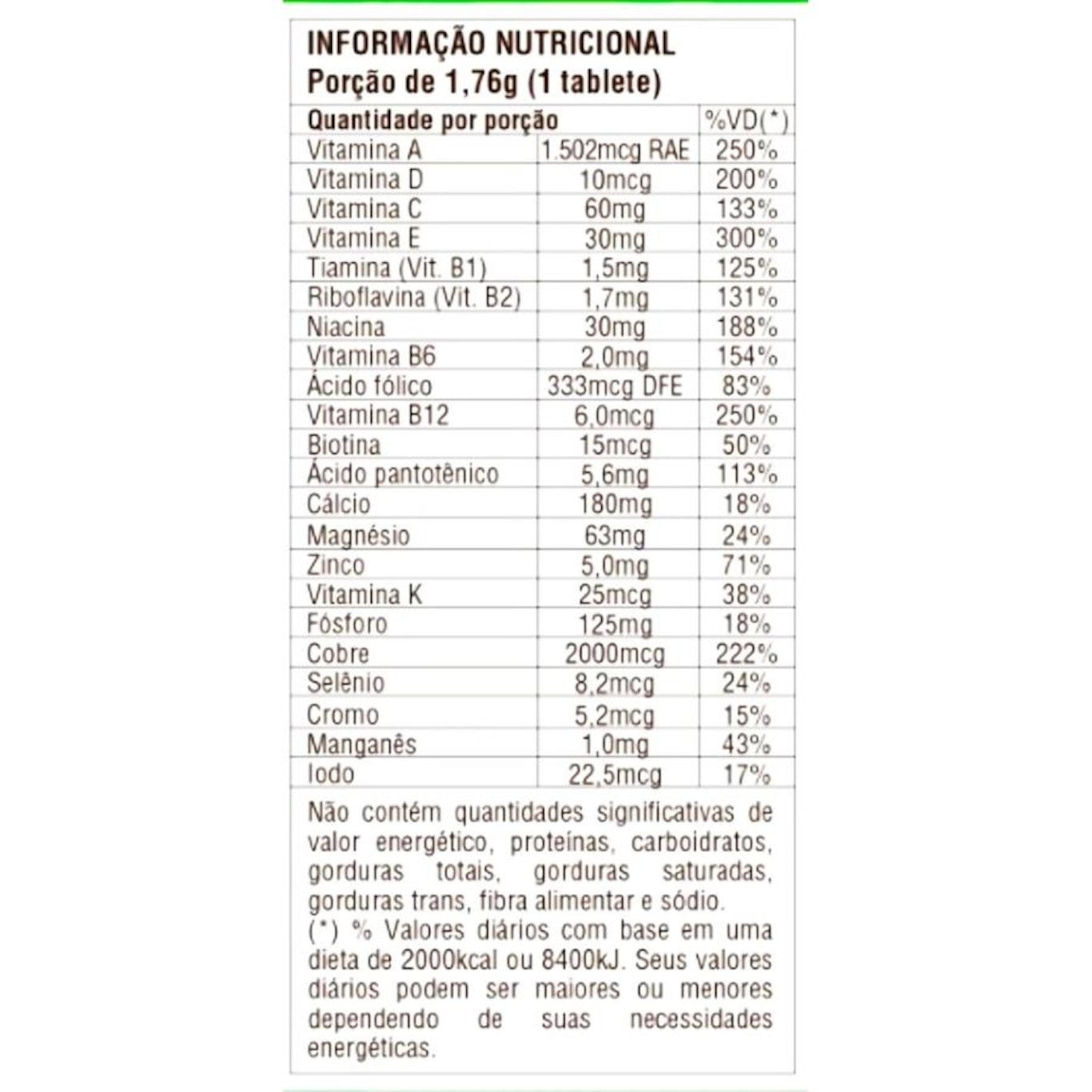 Multivitamínico Daily Formula Universal Nutrition - 100 cápsulas | Centauro