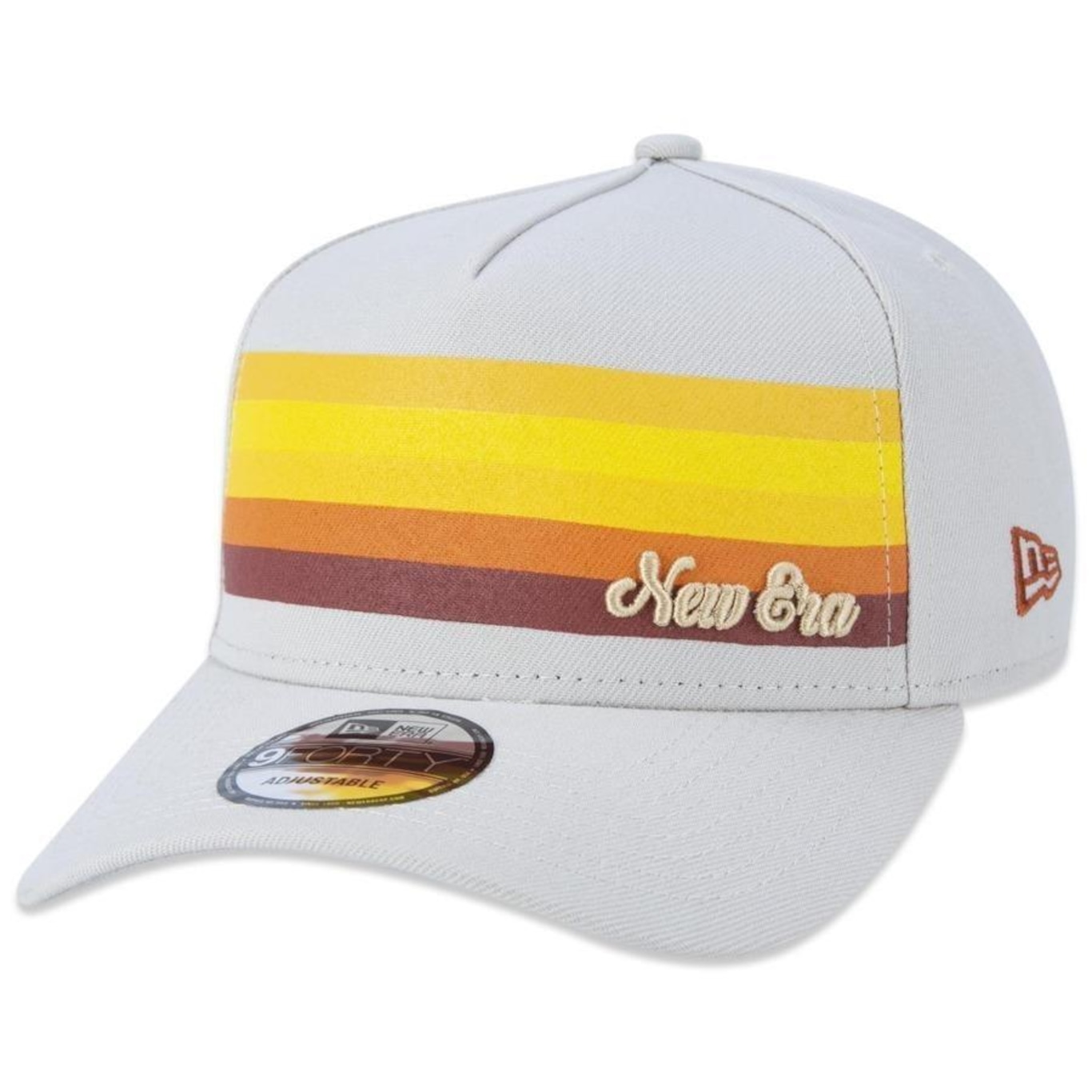 Boné New Era 9Forty A-Frame Vacation Off White - Snapback - Adulto - Foto 1