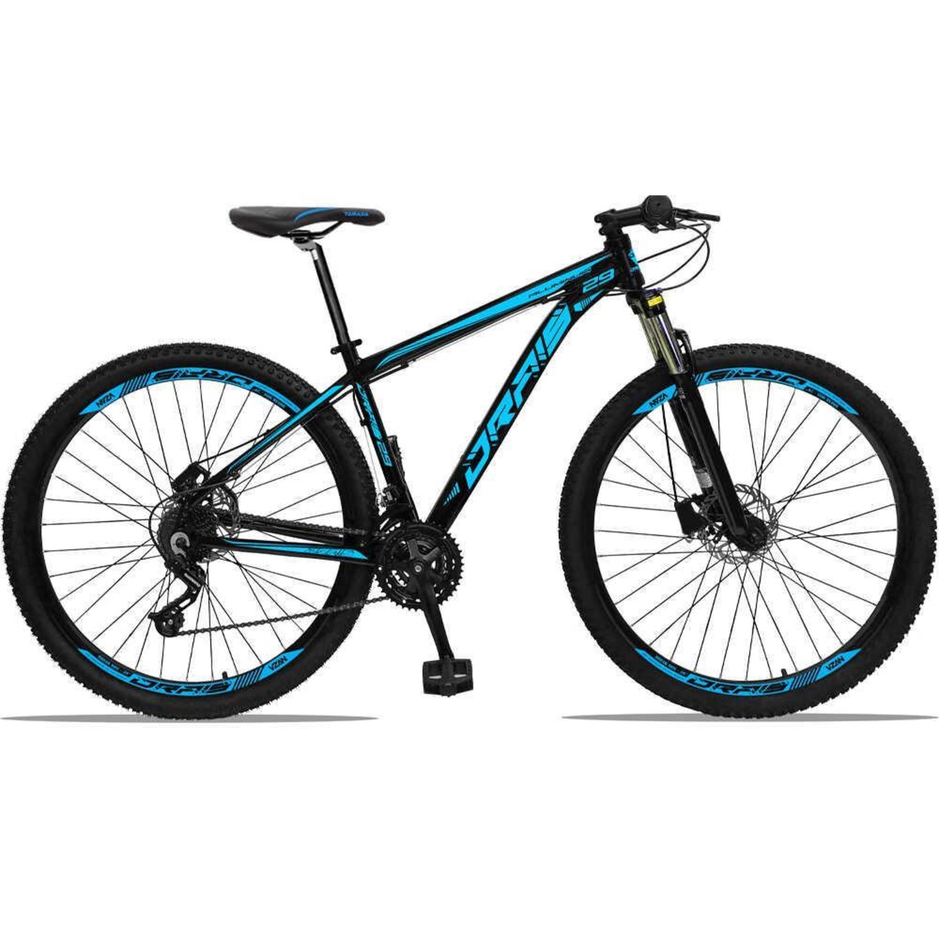 Bicicleta Drais 29 - Freio Hidráulico MTB Aluminio - Câmbios Shimano - 24V - Suspensão com Trava - Foto 1