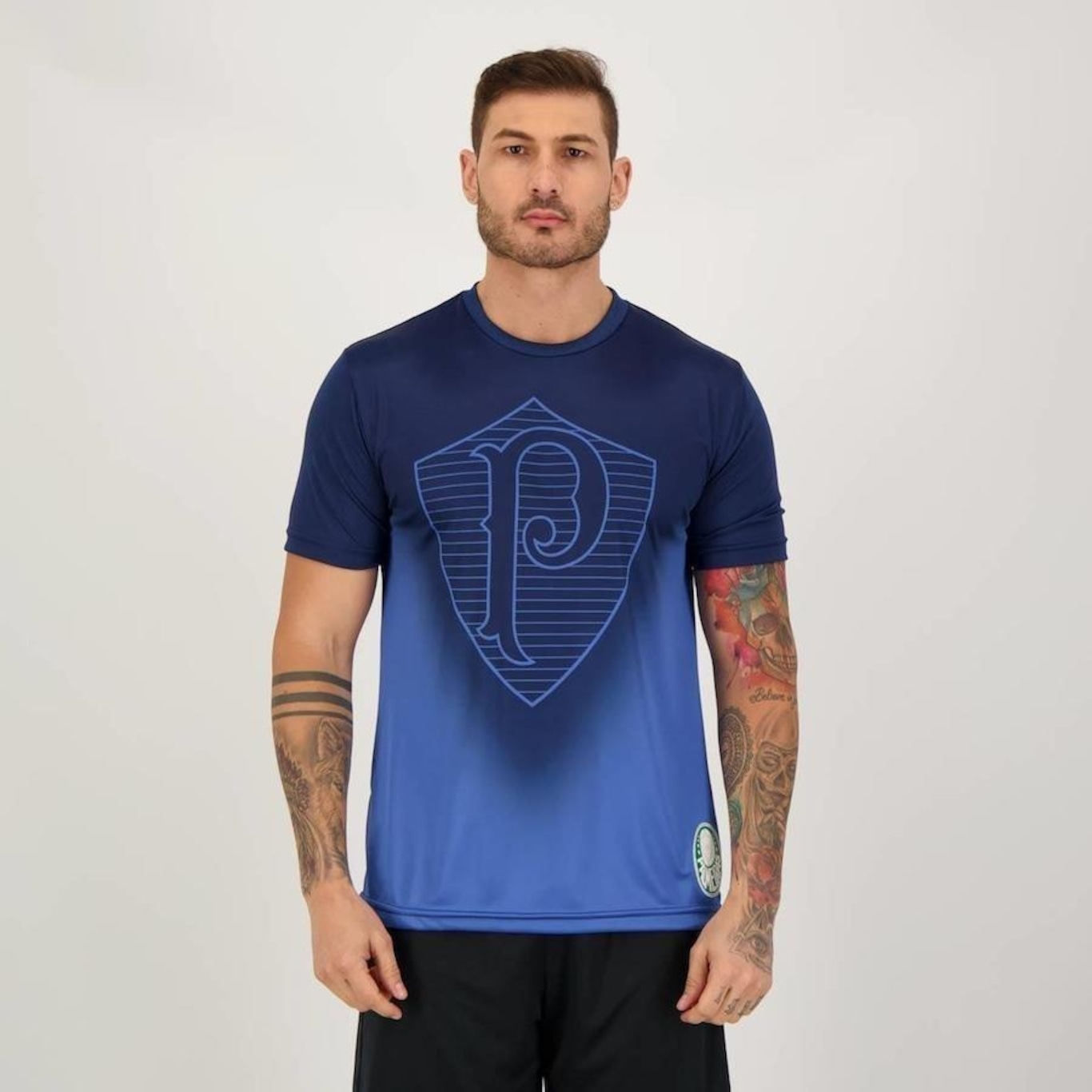 Camiseta do Palmeiras Futfanatics Shade - Masculina - Foto 1