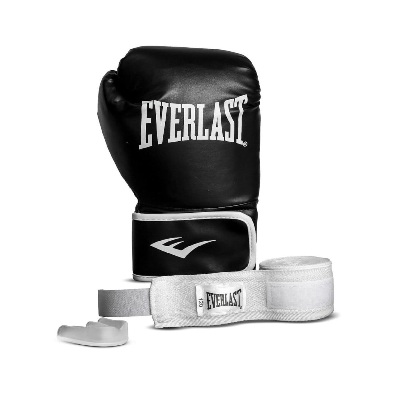 Kit Box Everlast Luvas + Bandagem + Protetor Bucal - - Foto 1