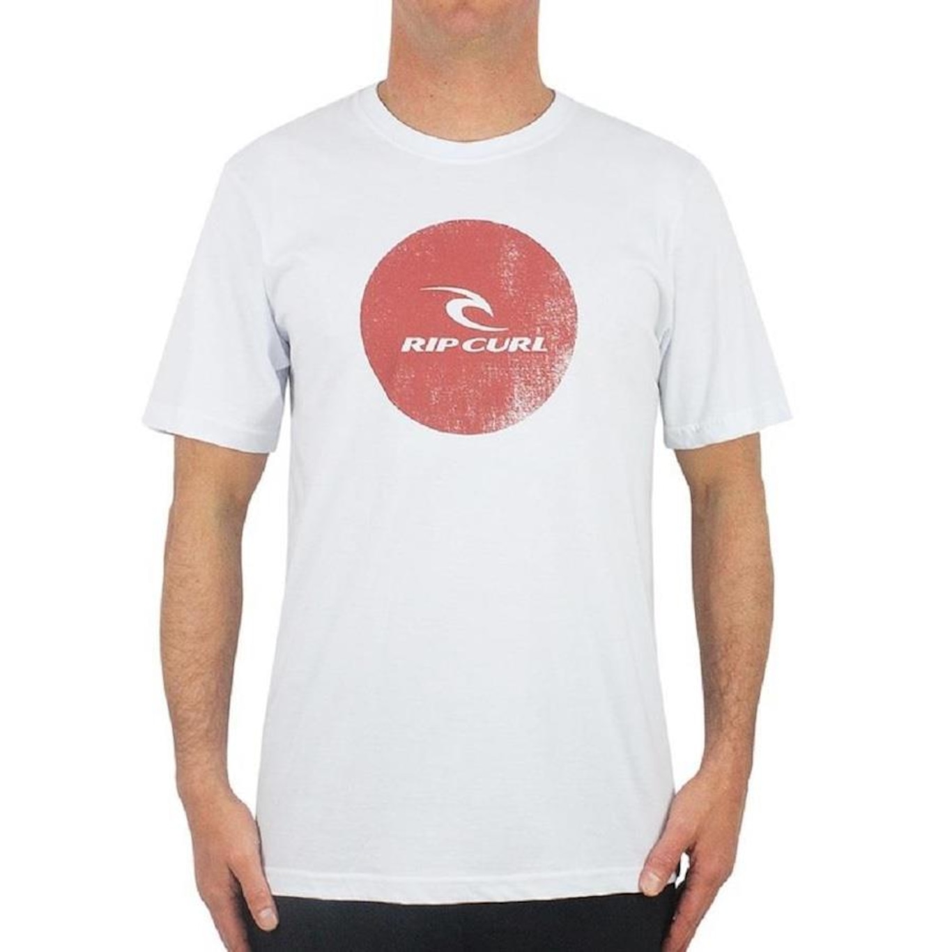 Camiseta Rip Curl Round Icon Corp Tee - Masculina - Foto 1