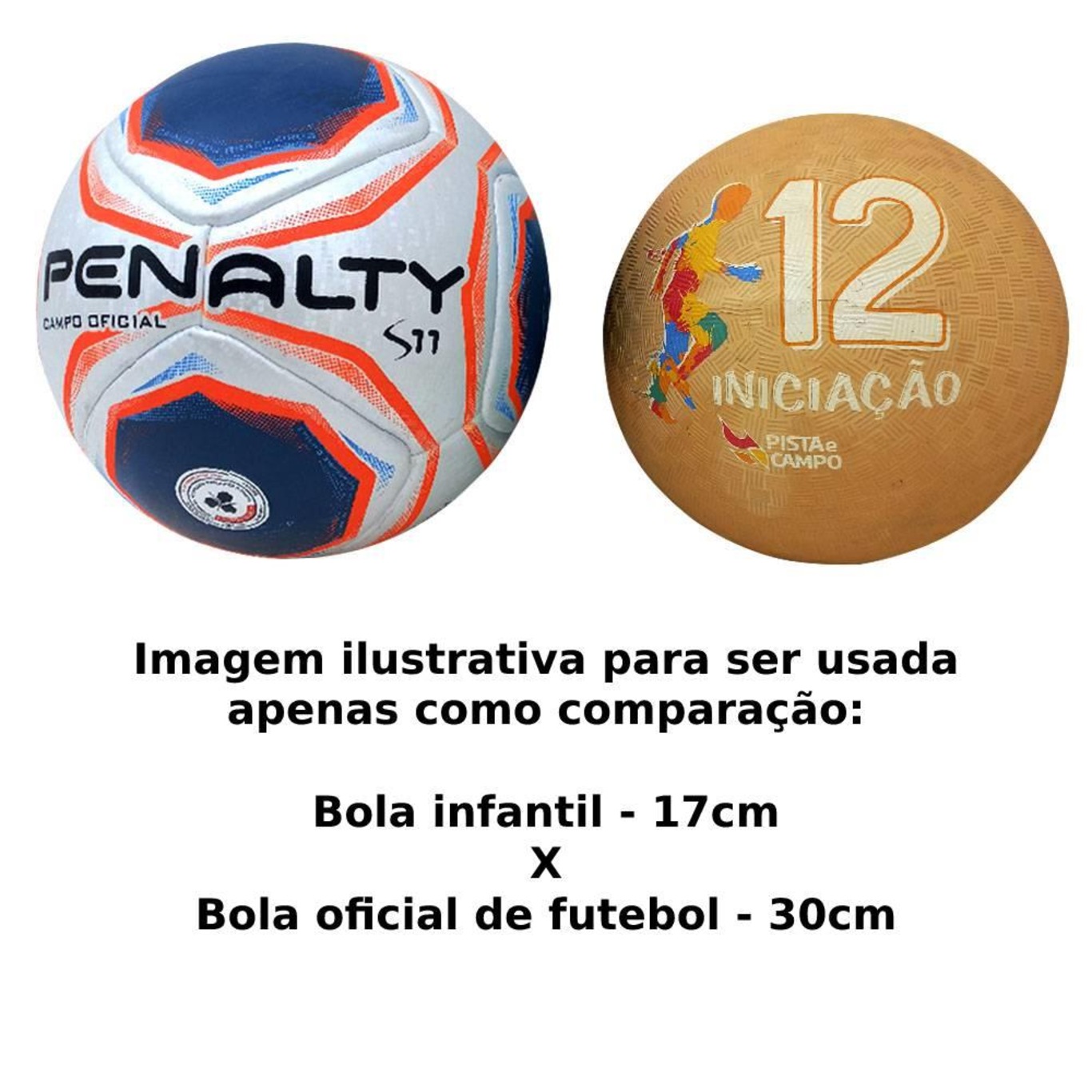 Bola de Borracha de Iniciação Pista e Campo Nº 12  - Infantil - Foto 5