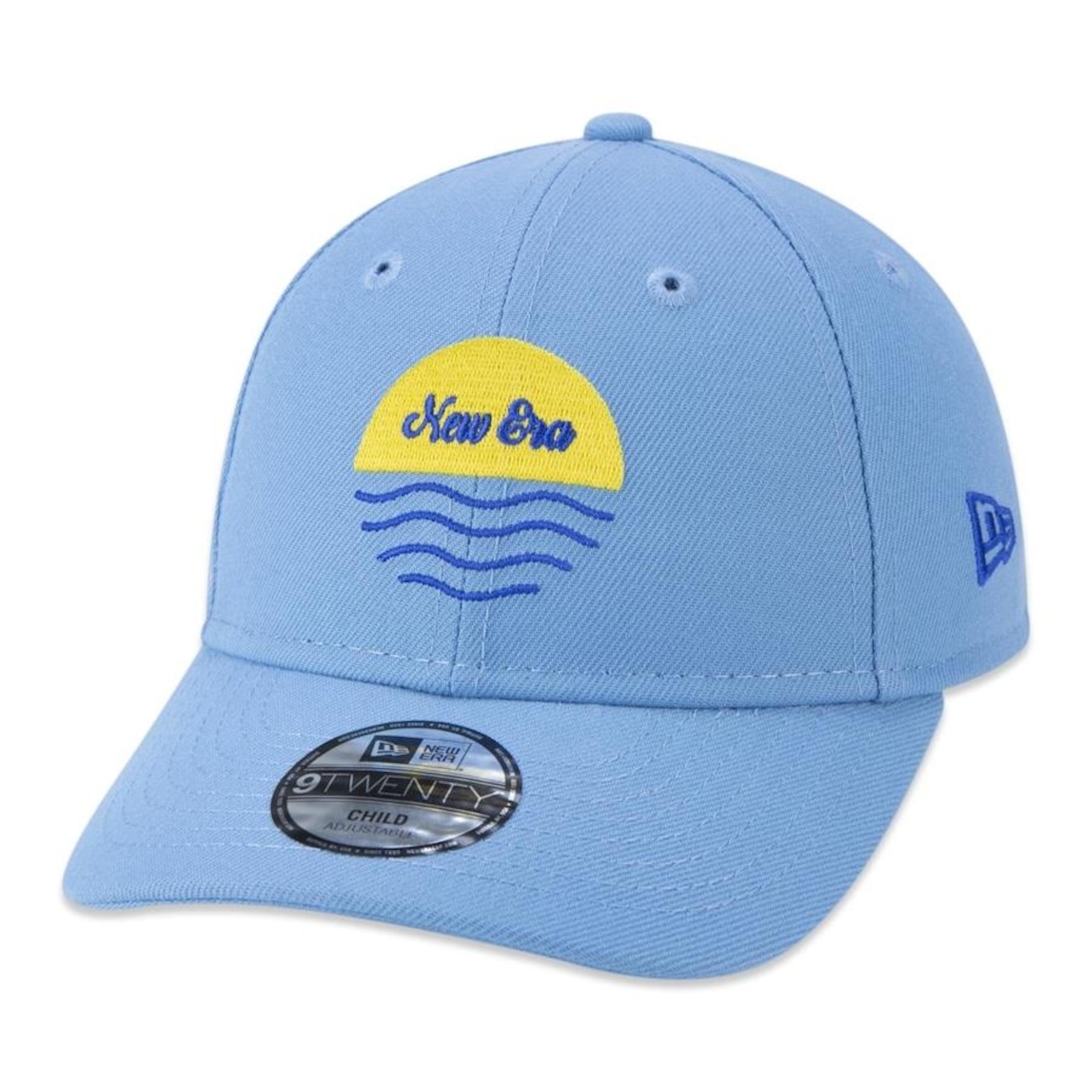 Boné Aba Curva New Era 9Twenty Vacation Youth Sky - Strapback - Adulto - Foto 1