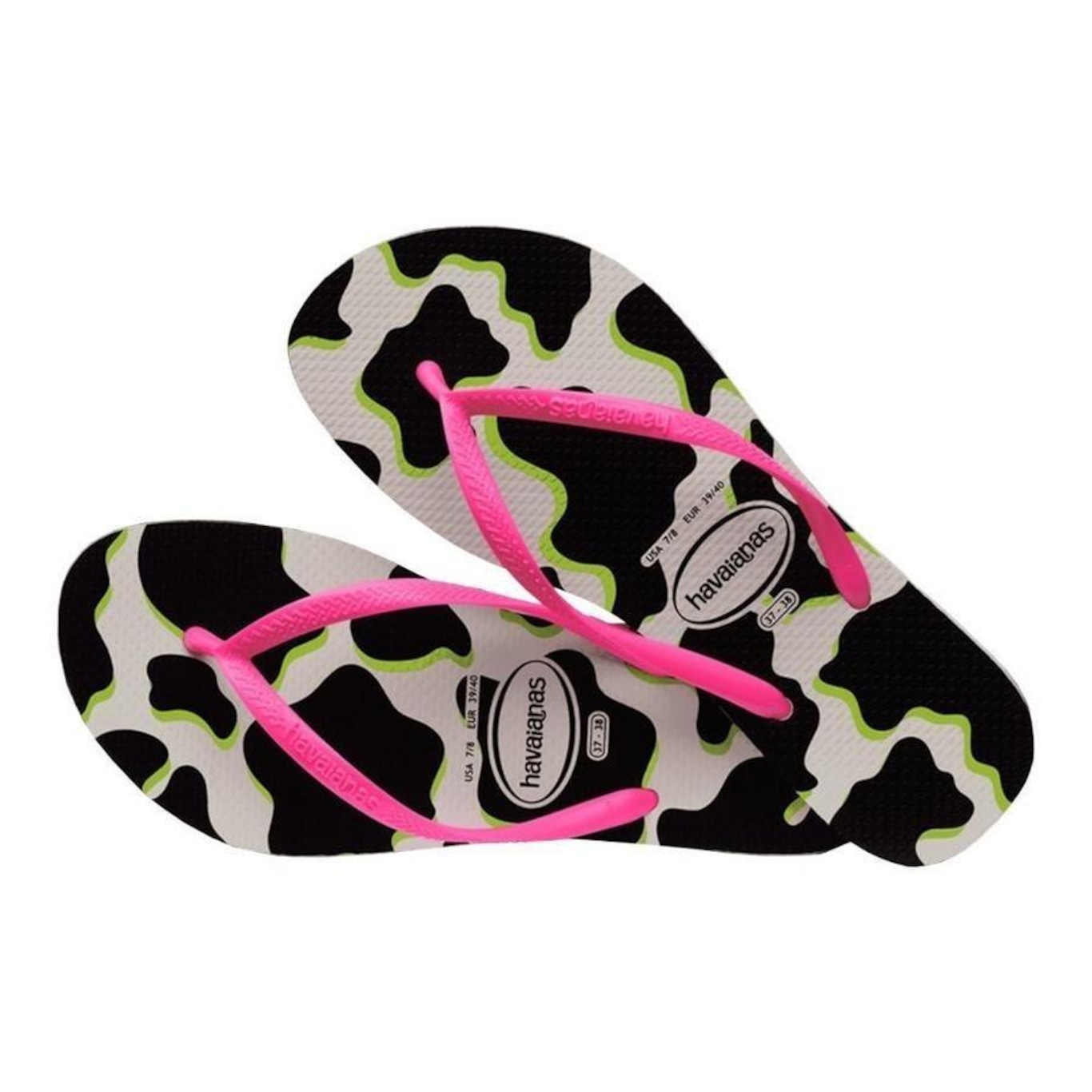 Chinelo Havaianas Slim Animals - Adulto - Foto 1