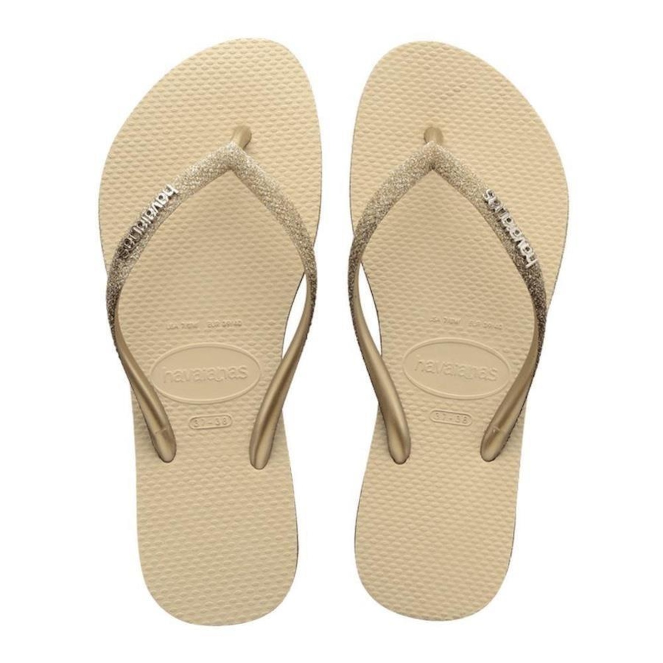 Chinelo Havaianas Slim Sparkle - Adulto - Foto 3