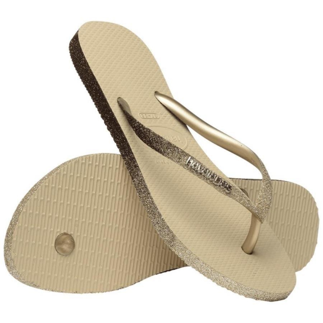 Chinelo Havaianas Slim Sparkle - Adulto - Foto 4