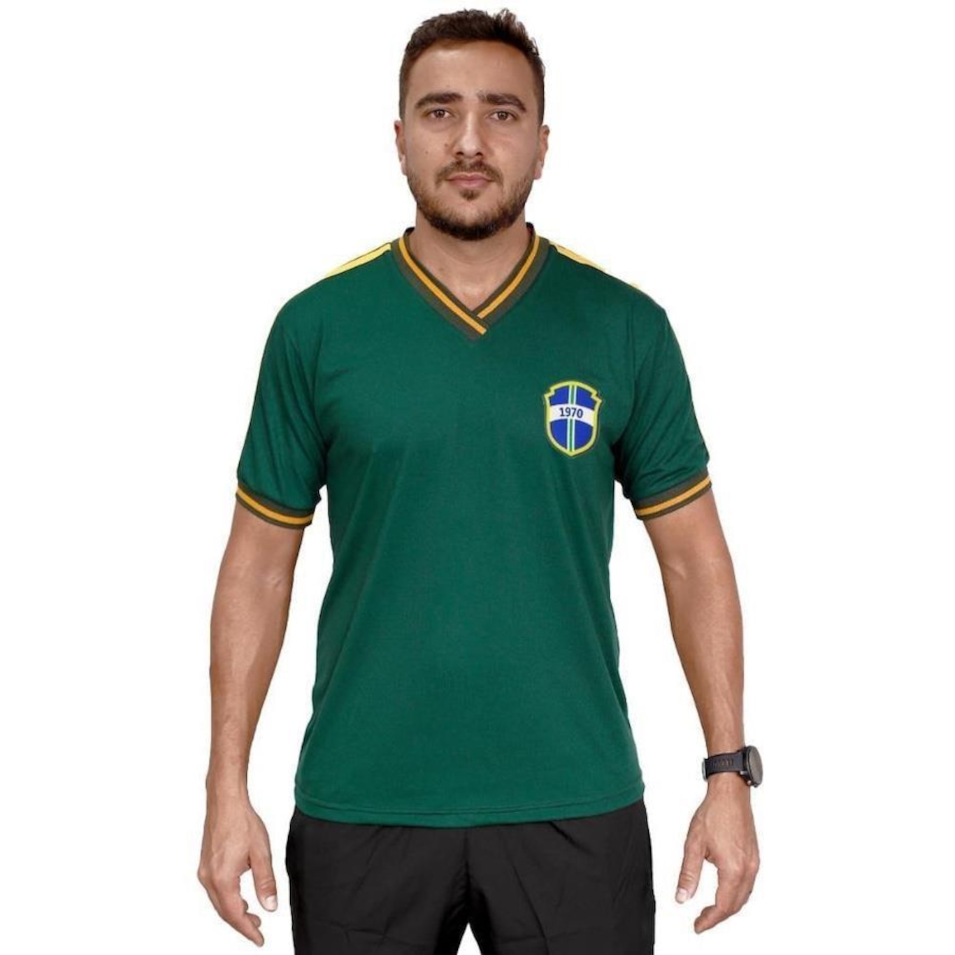 Camisa do Brasil B2 Online Básica - Masculina - Foto 3