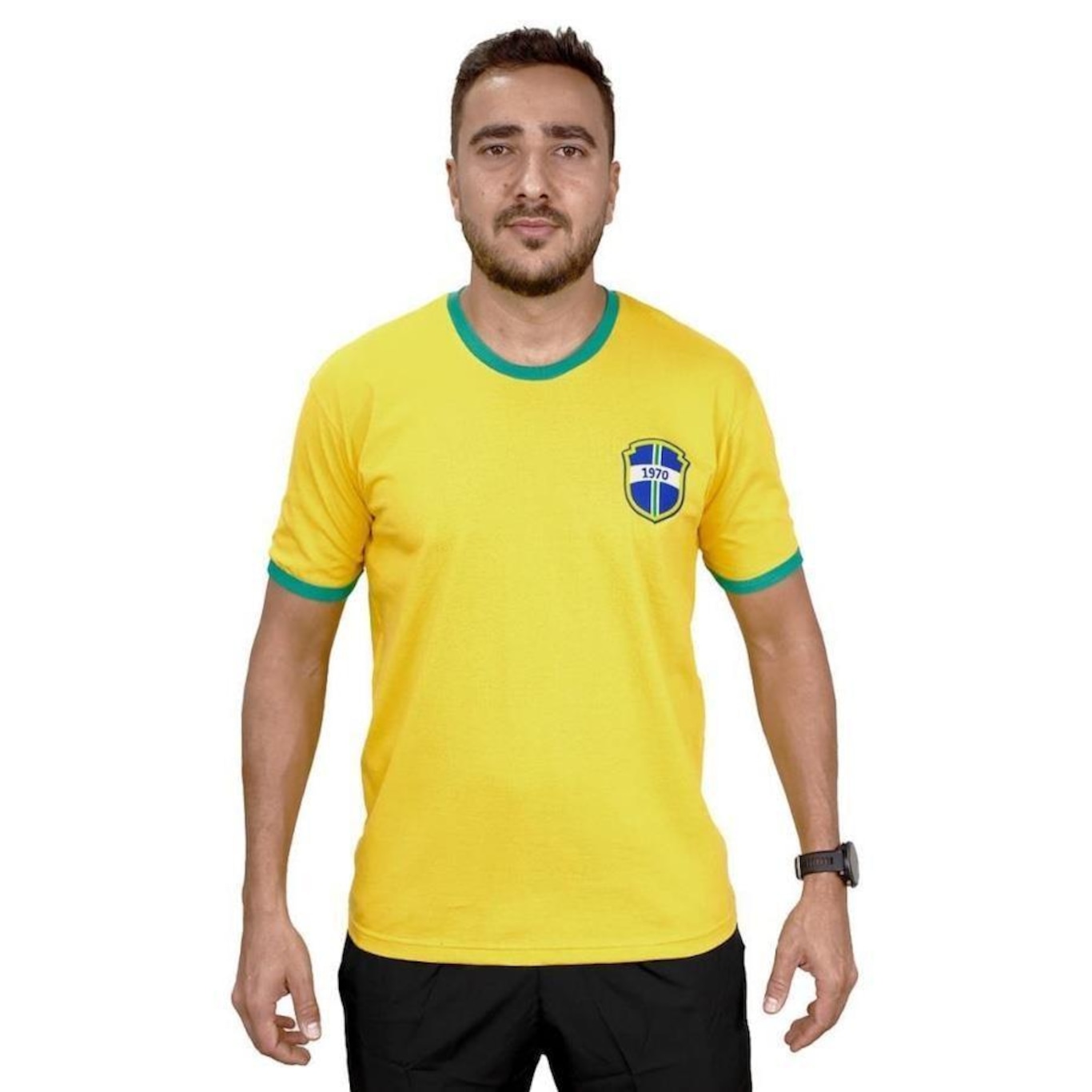 Camisa do Brasil B2 Online Básica - Masculina - Foto 1