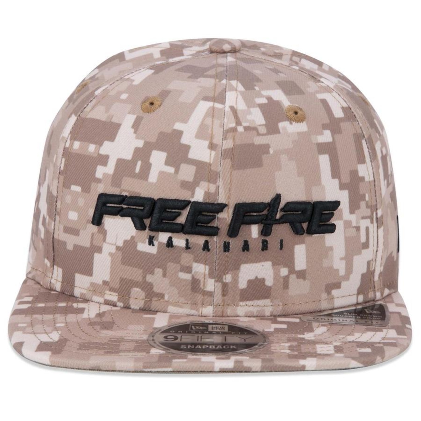 Boné Aba Reta New Era 9Fifty Original Fit Free Fire - Snapback - Adulto - Foto 2