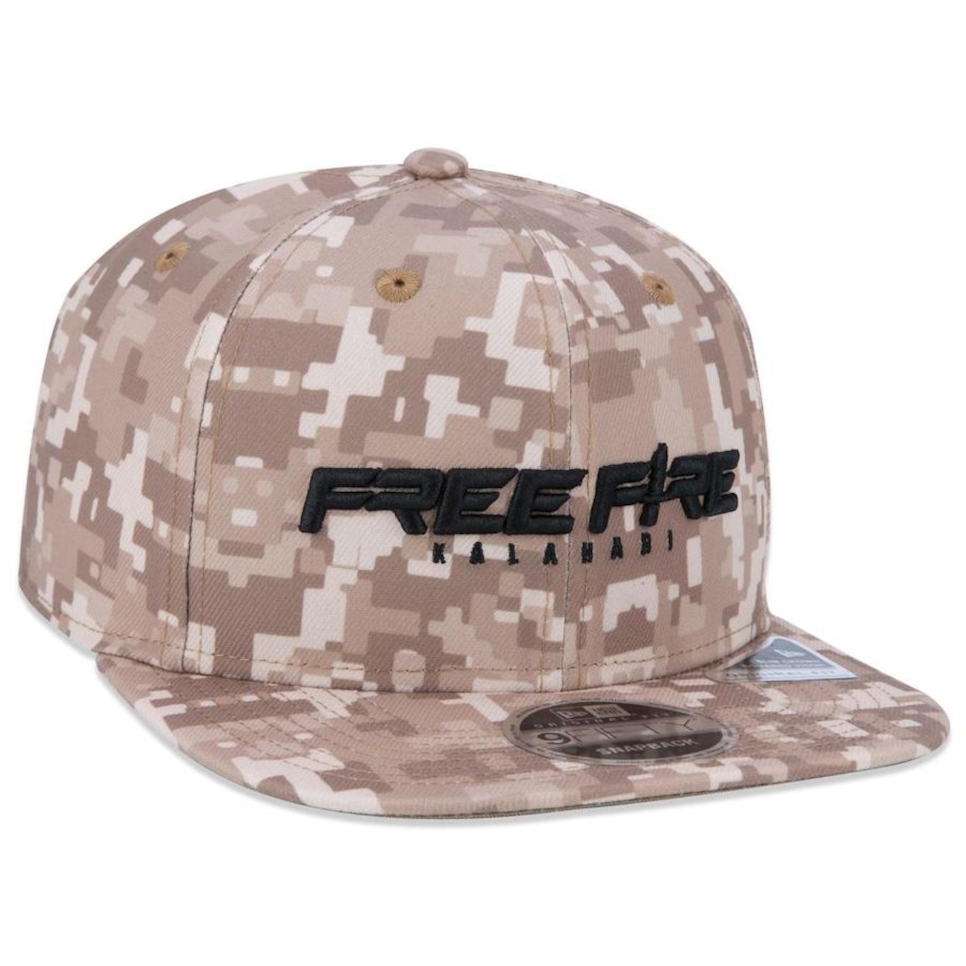 Boné Aba Reta New Era 9Fifty Original Fit Free Fire - Snapback - Adulto - Foto 3