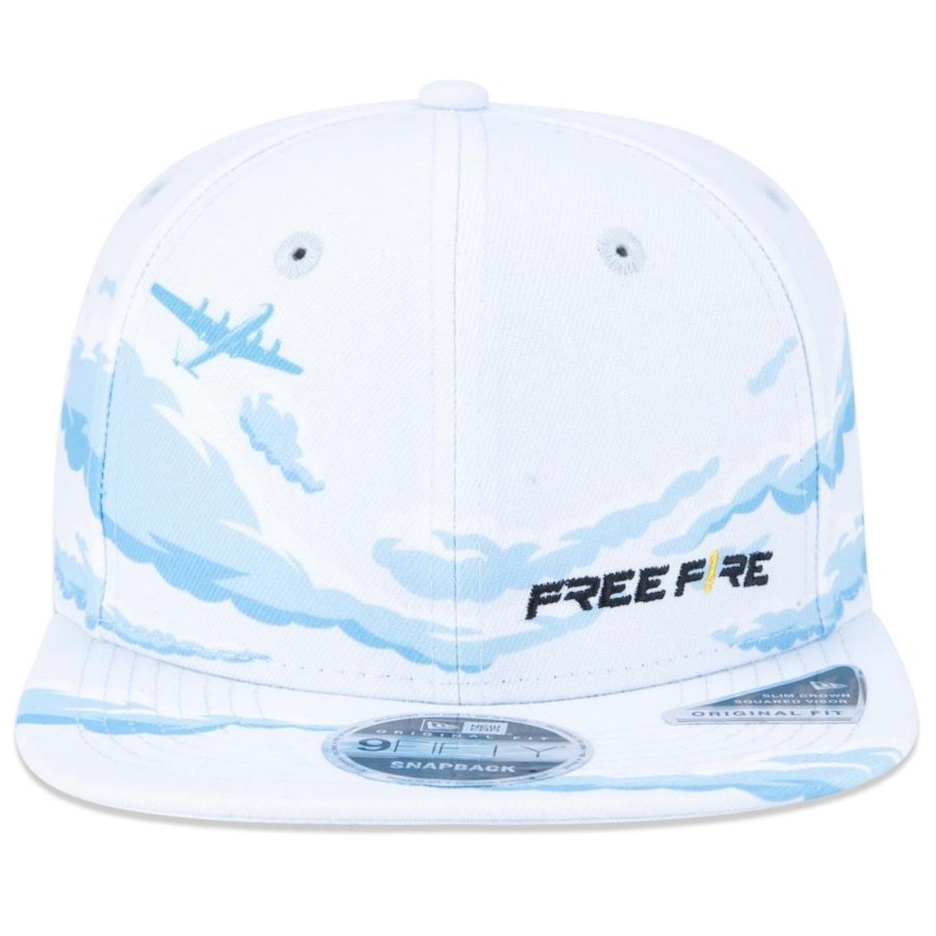 Boné Aba Reta New Era 9Fifty Original Fit Free Fire - Snapback - Adulto - Foto 2