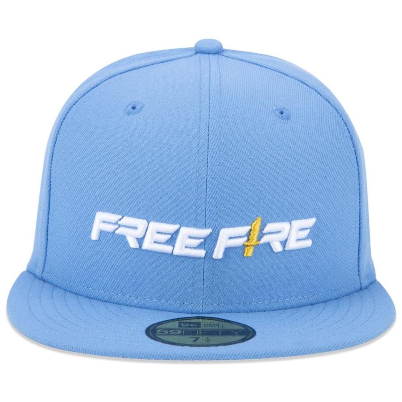 Boné Aba Reta New Era 59Fifty Free Fire - Fechado - Adulto - Foto 2