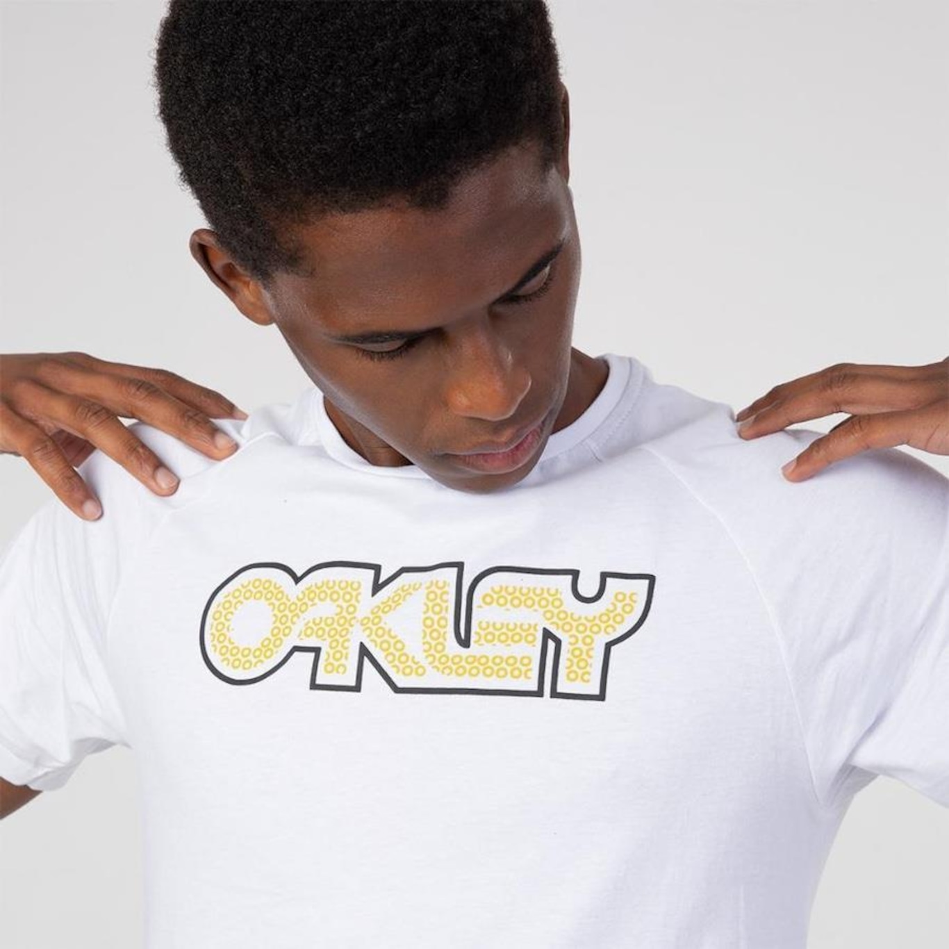 Camiseta Oakley FP B1B Octo Rubber Logo SS - Masculina - Foto 4