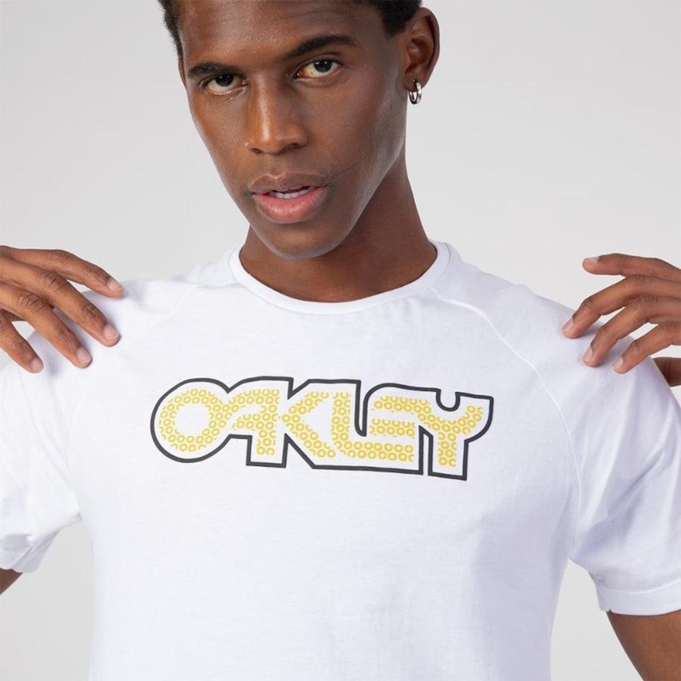 Camiseta Oakley FP B1B Octo Rubber Logo SS - Masculina - Foto 6