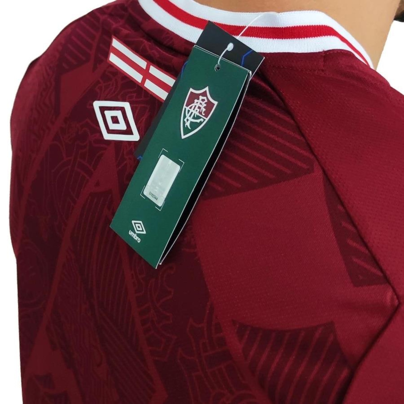 Camisa Fluminense Umbro Terceiro Uniforme 2022 - Masculina - Foto 3