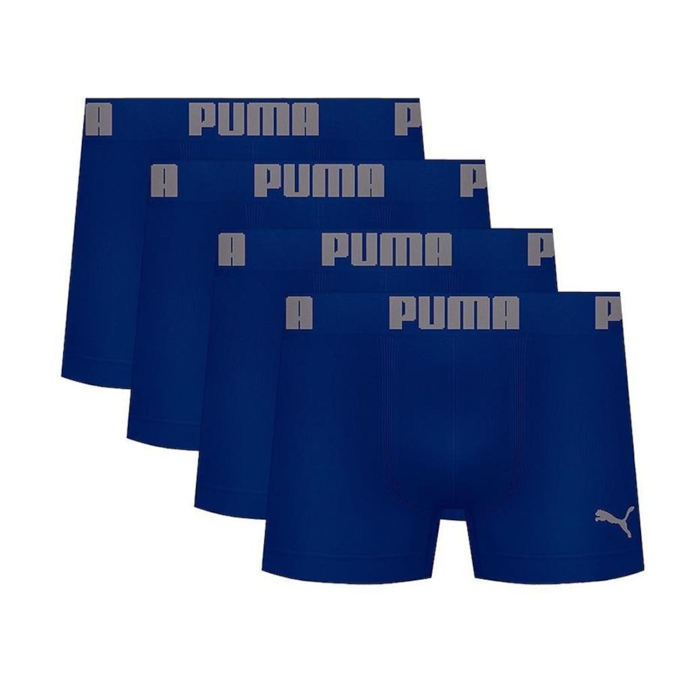 Kit Cuecas Boxer Puma Microfibra sem Costura - 4 Unidades - Adulto - Foto 1