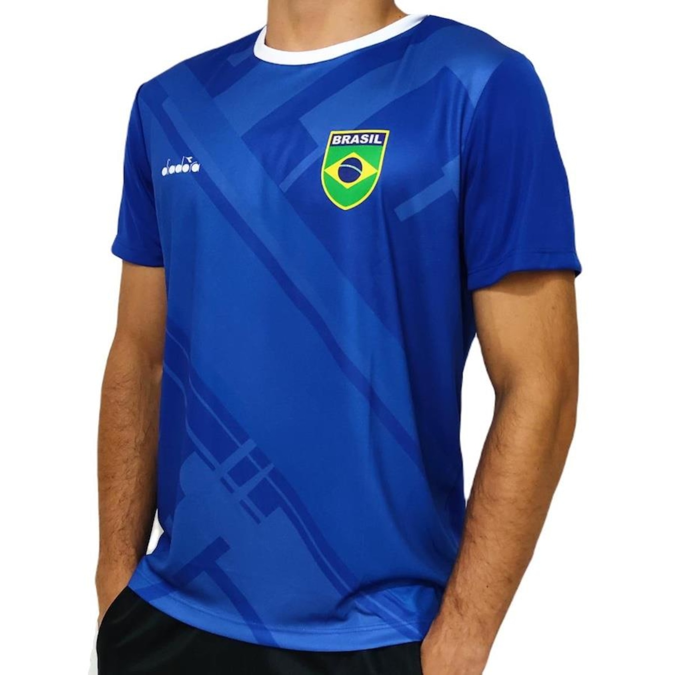 Camisa Brasil Diadora Penta Bandeira - Masculino - Foto 1