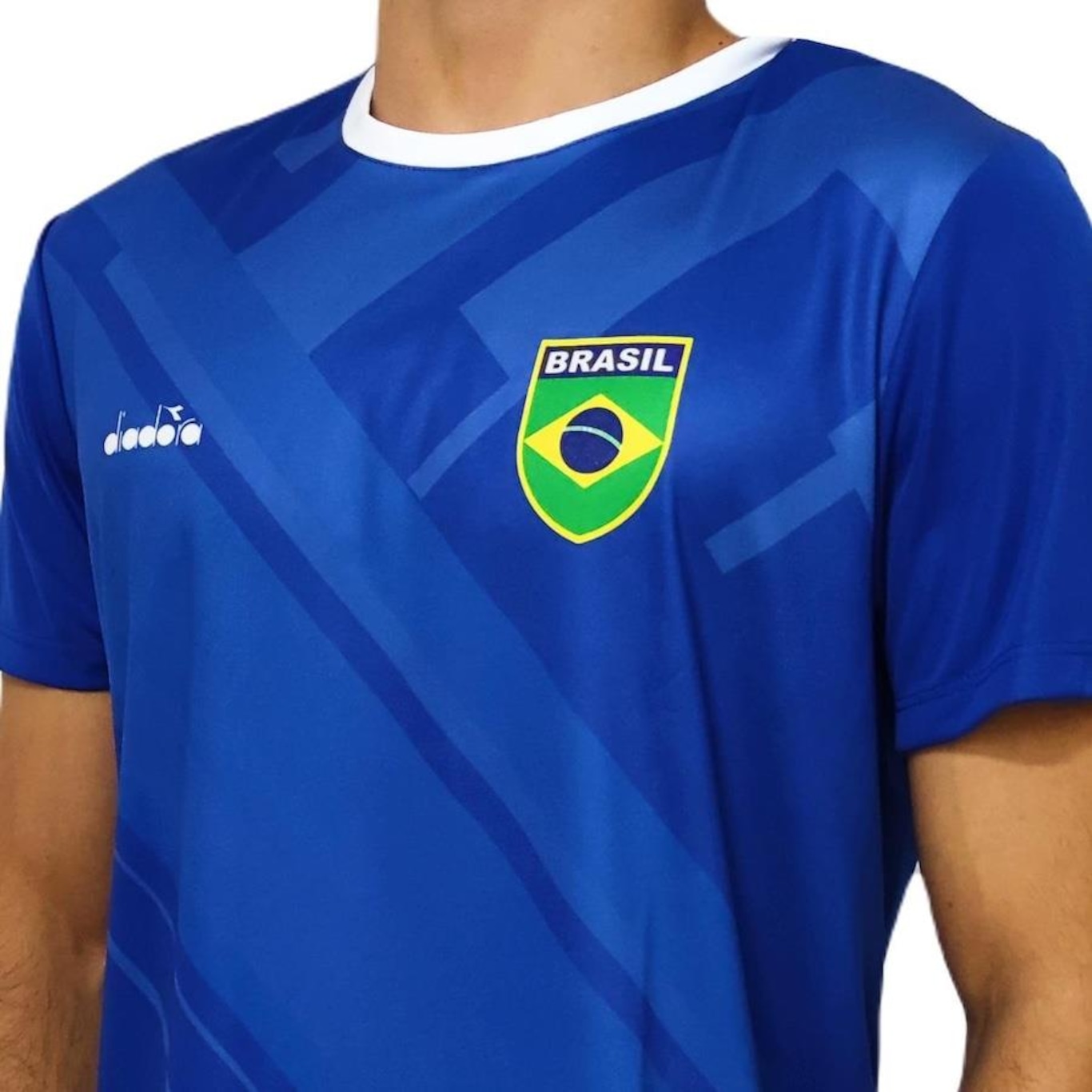 Camisa Brasil Diadora Penta Bandeira - Masculino - Foto 2