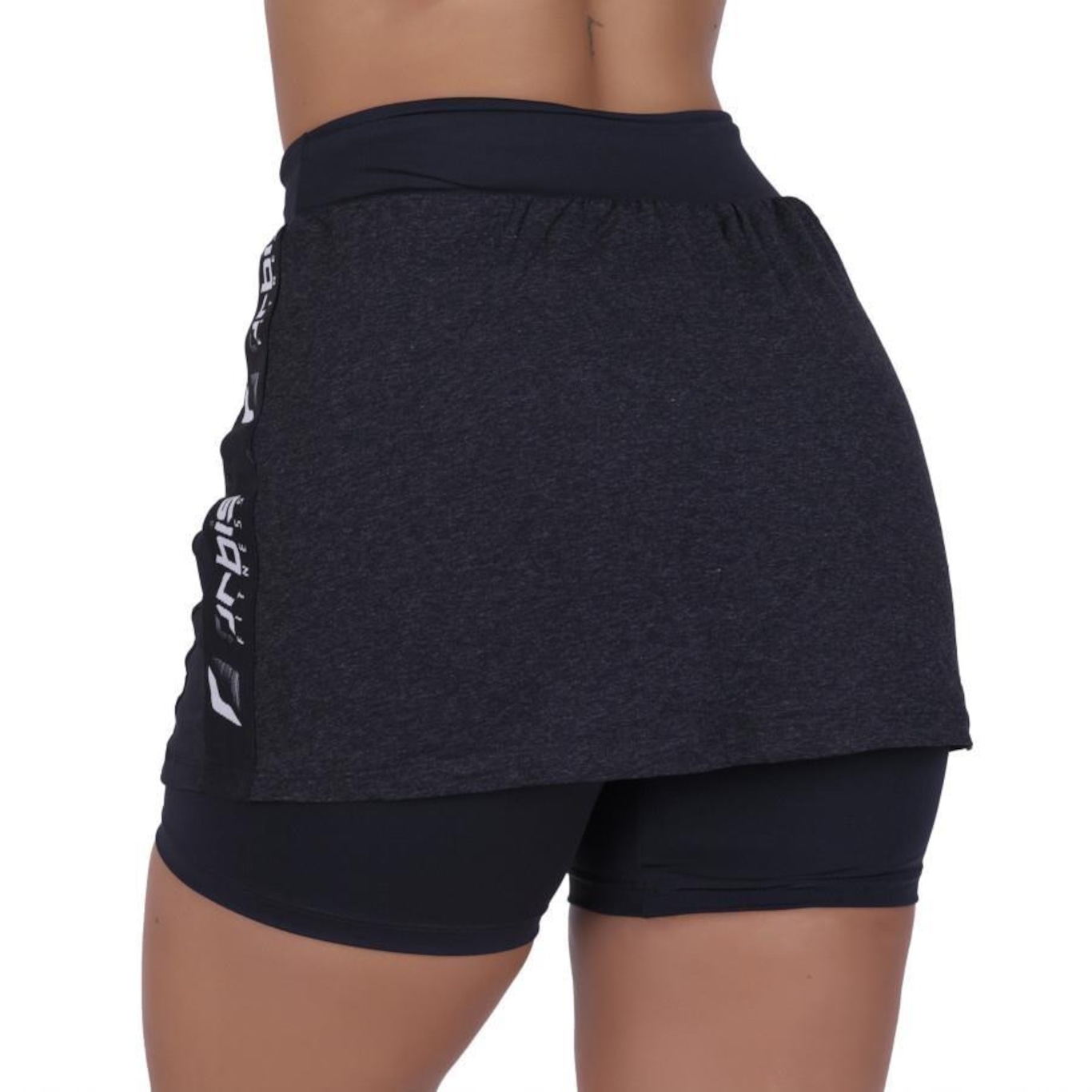 Short Saia Orbis Fitness Cós Alto - Feminino - Foto 2