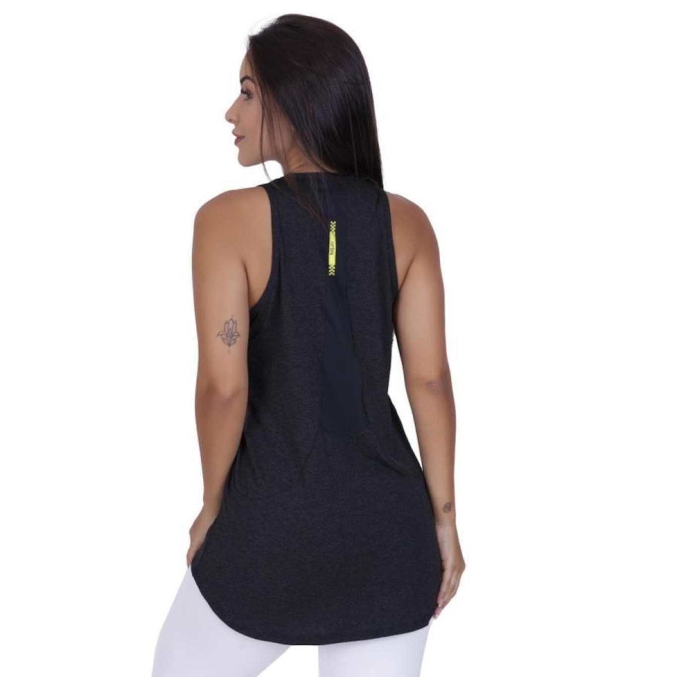 Camiseta Regata Orbis Fitness Recortes - Feminina - Foto 2