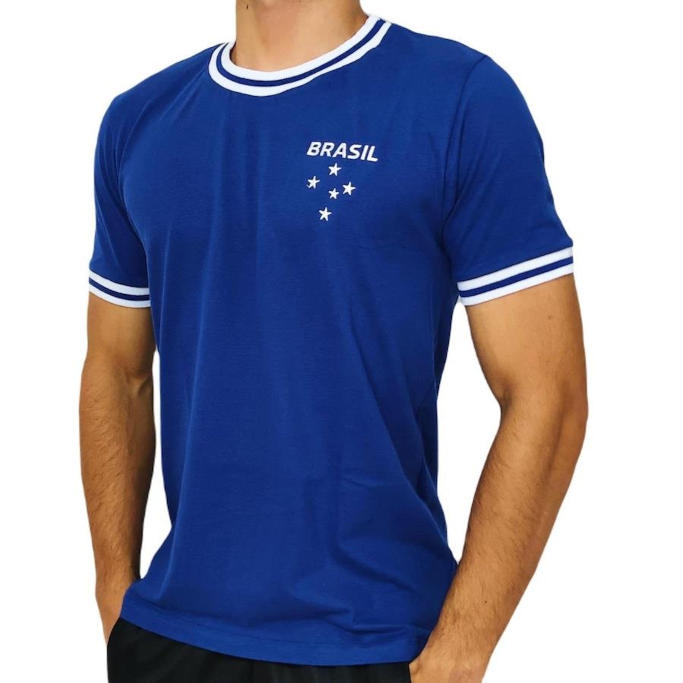 Camisa Brasil Nações RetroMania - Masculina - Foto 1